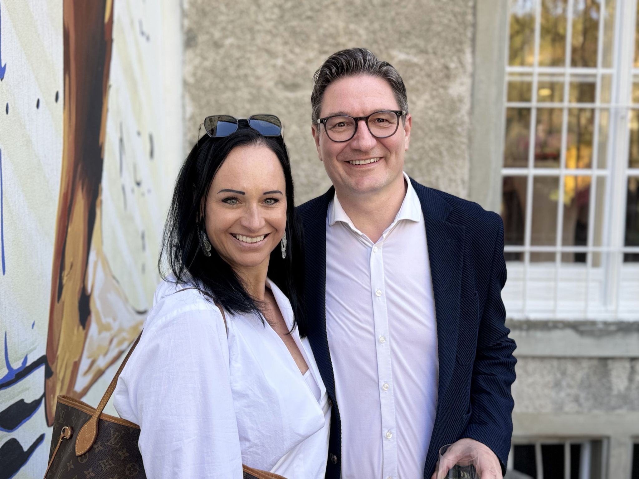 Unter den Gästen: Bettina Wechselberger und Reinhold Einwallner.