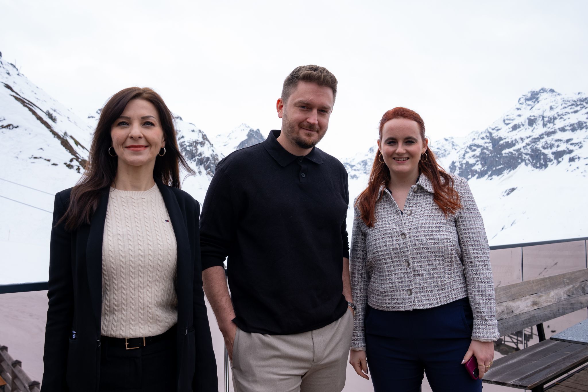 Laura Sachslehner (r.) war auch erstmals dabei. 