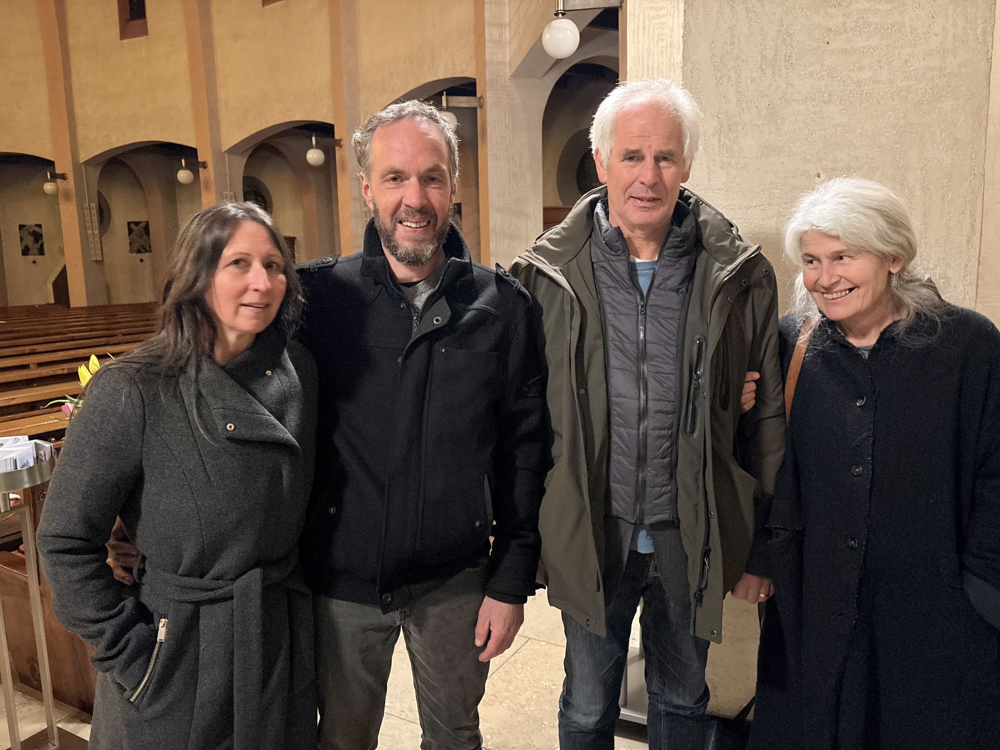 Jasmin Vigl, Bernhard Natter (Didgeridoo), Josef und Susanne Türtscher freuten sich über die gelungene Veranstaltung.