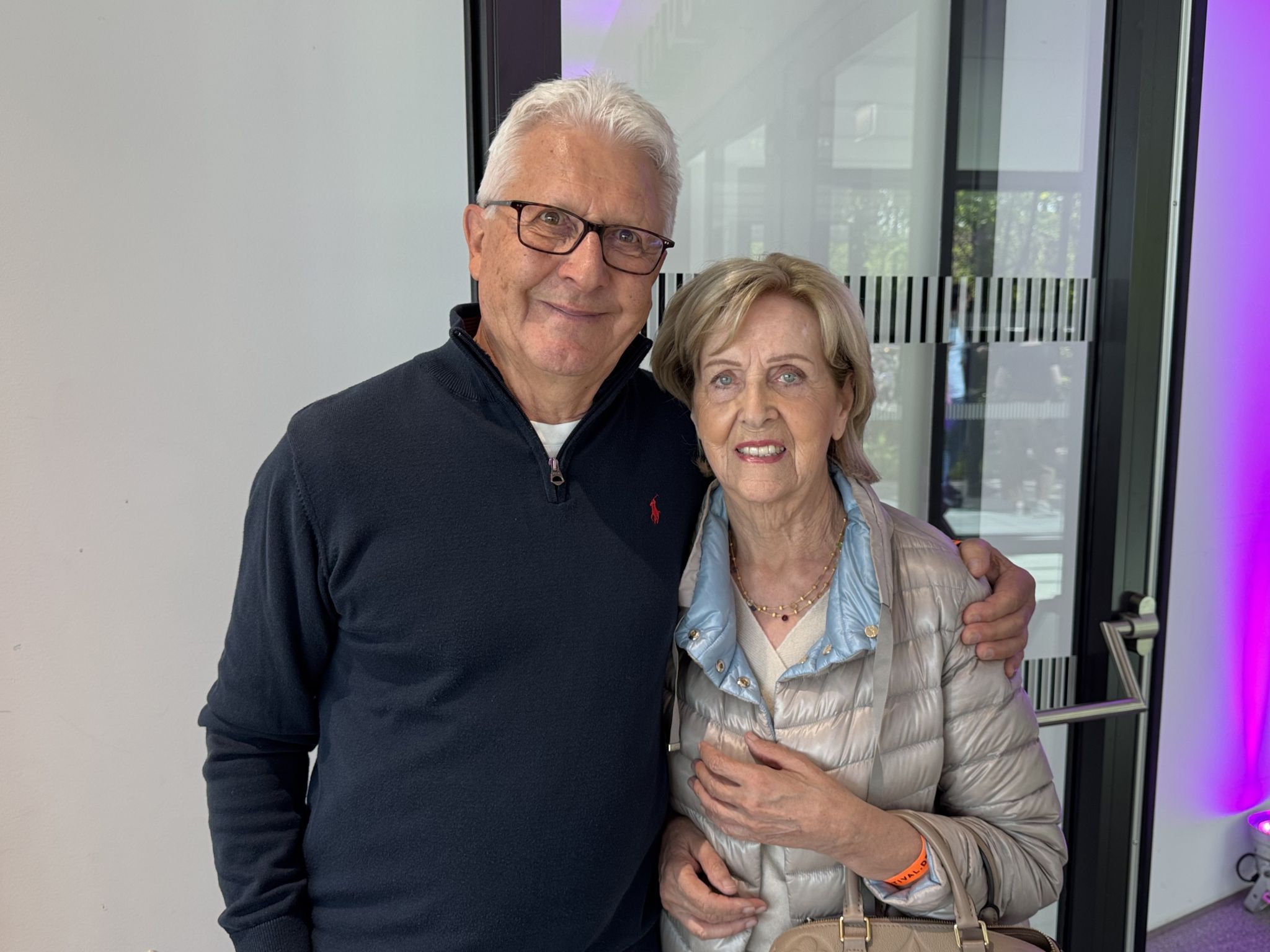 Unter den Besuchern: Reinhard und Margit Fleisch.