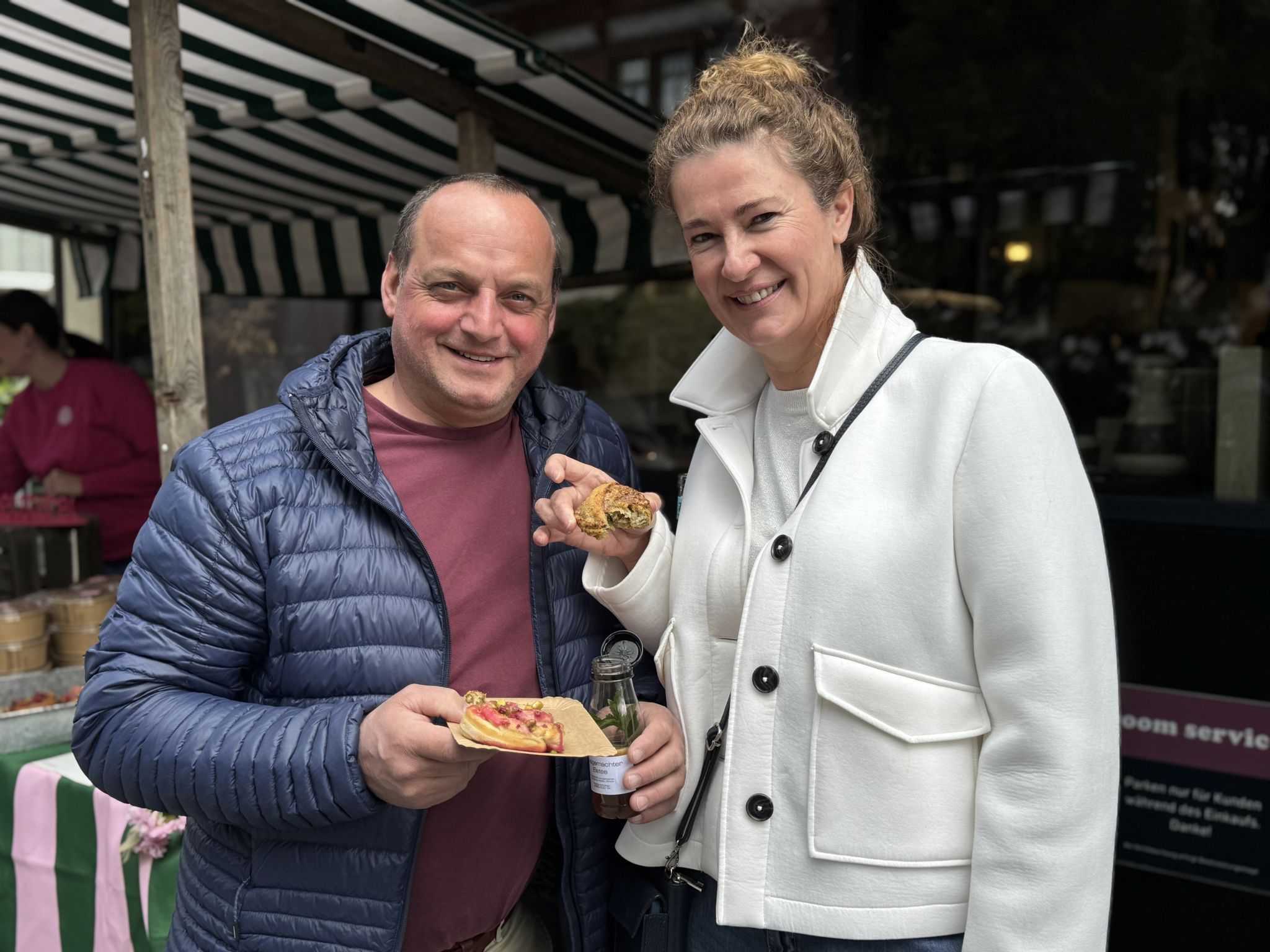 Steinmetz Dieter Loitz und Sandra Köb (Diabetische Fußpflege)..