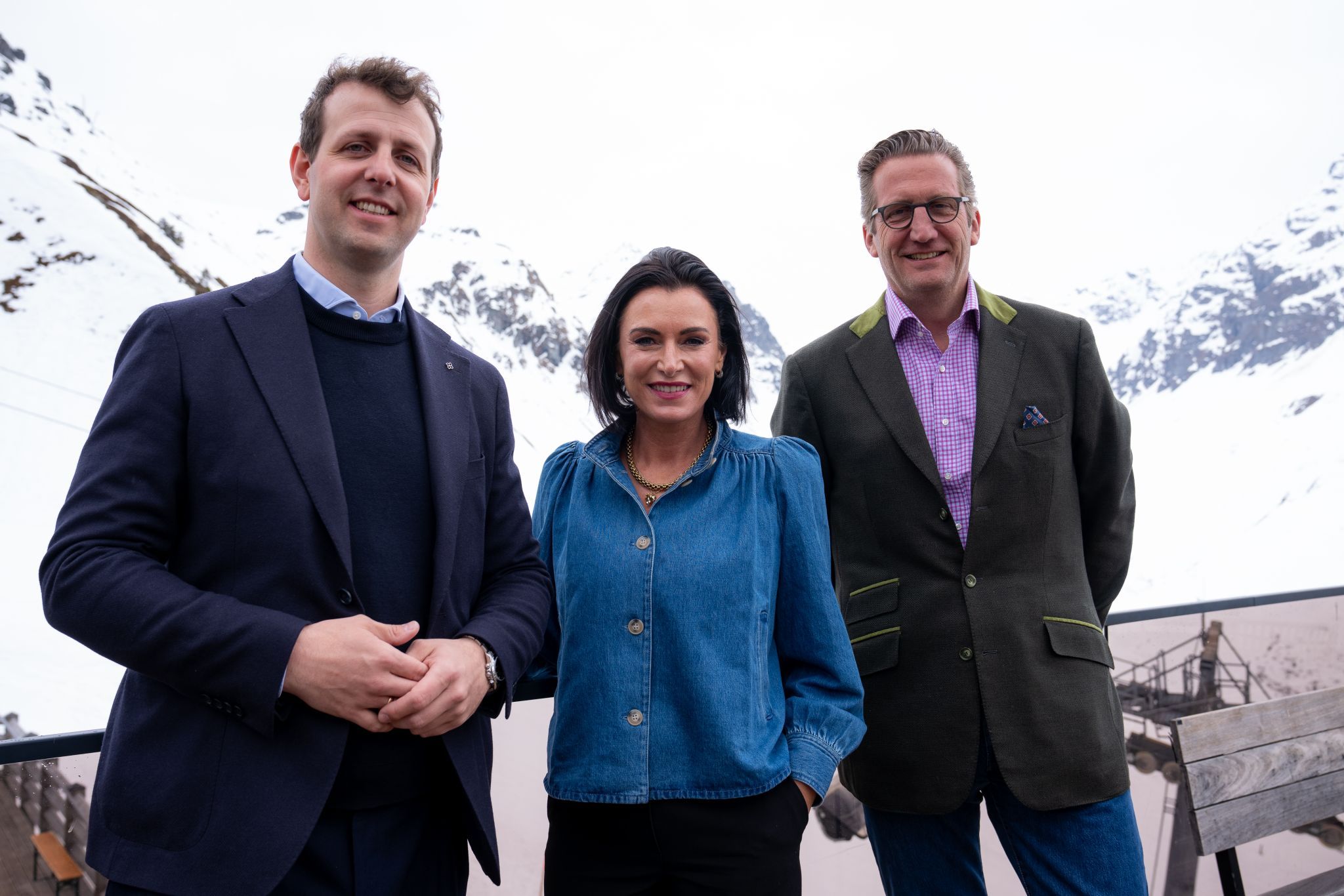 Elli Köstinger (Mitte) war der Hahn im Korb. M