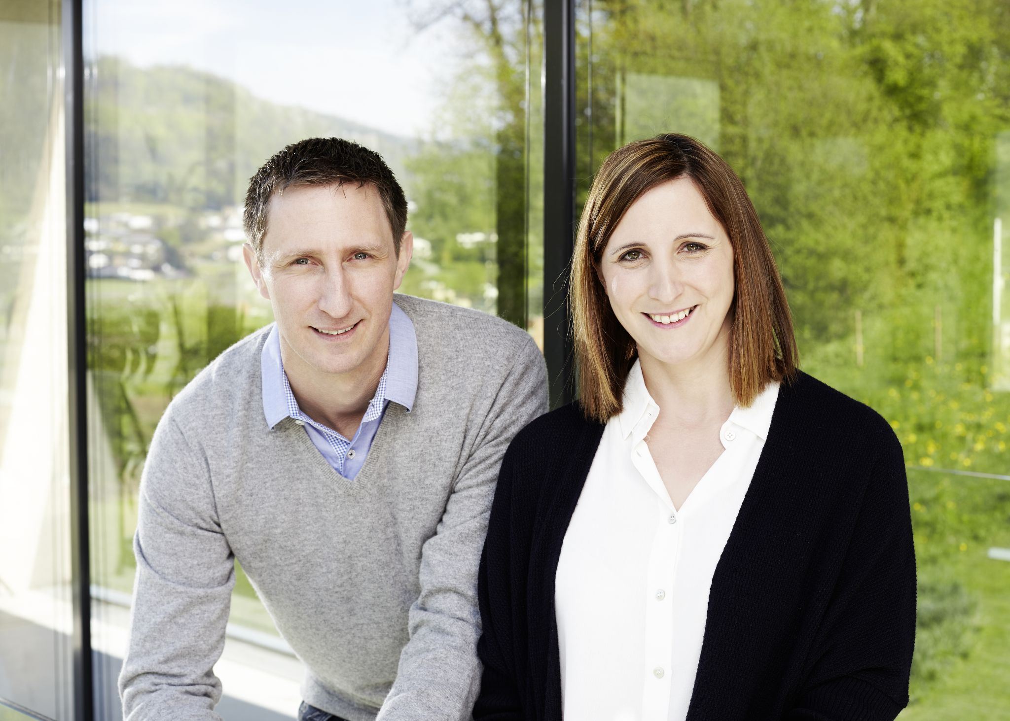 Die Geschwister Andreas und Claudia Müller führen das Familienunternehmen seit 2012 in der fünften Generation eigenständig. Foto: Glas Müller/Lukas Gächter