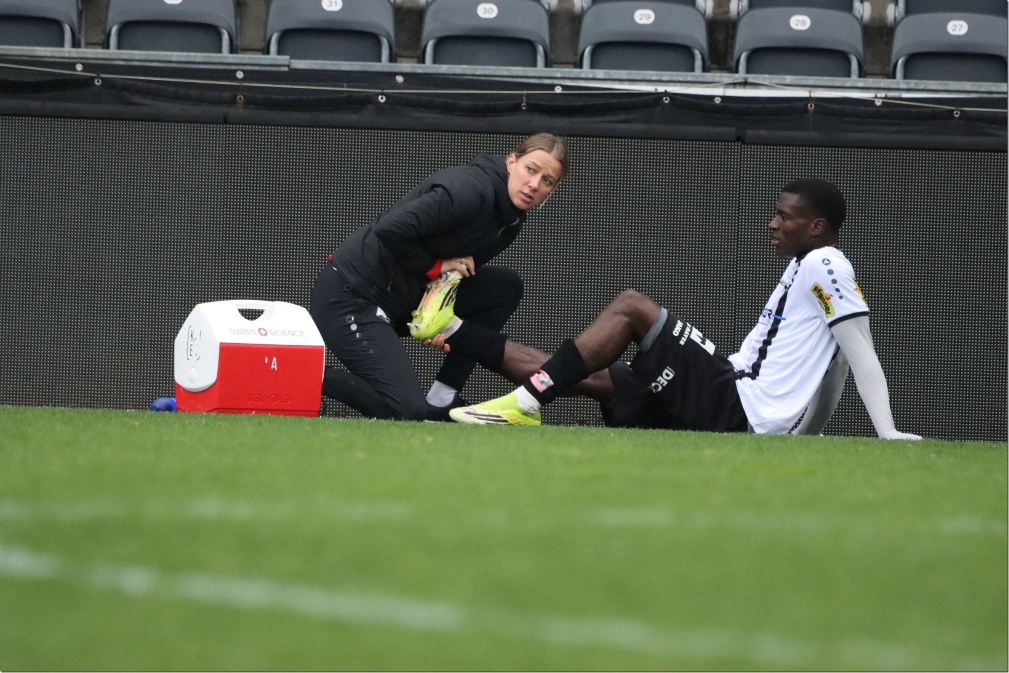 Nach einer Stunde war Schluss für Benjamin. 