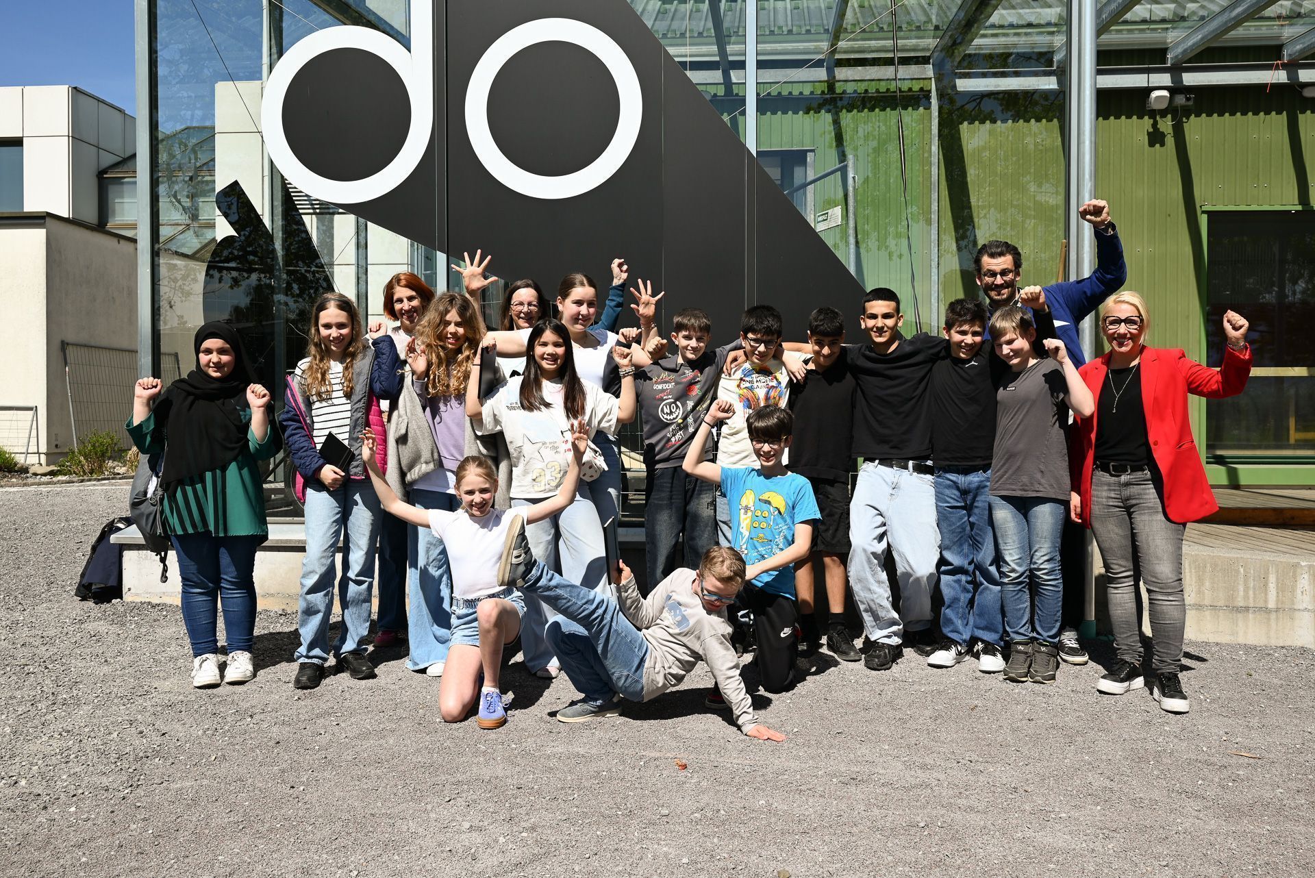 Das Team vom dô freute sich über den Besuch und die Geschichte übers dô.