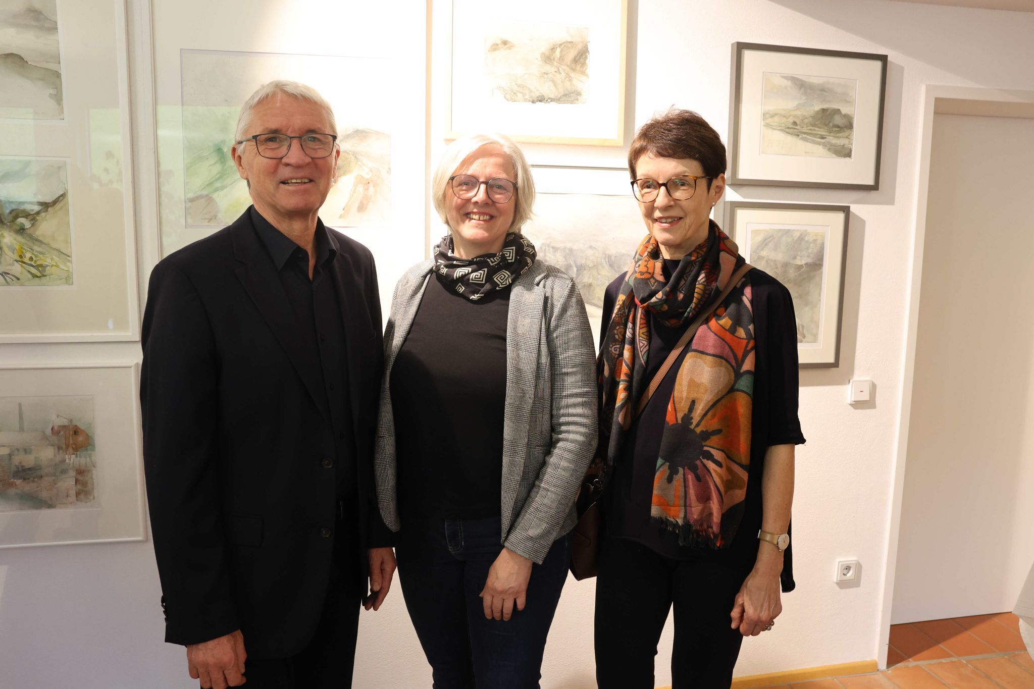 Markus Felbermayer, Architektin Eva-Maria Hänsler und Christa Felbermayer.