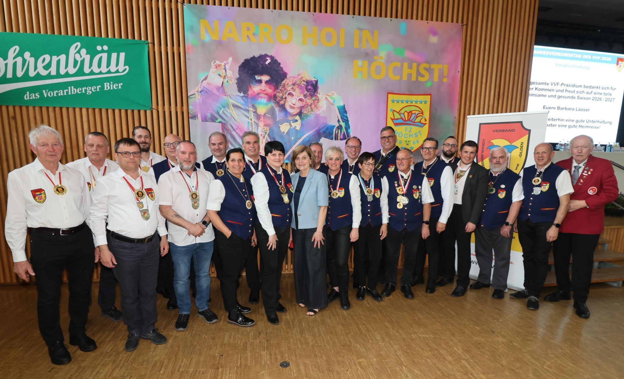 Der Verband Vorarlberger Fasnatzünfte und -gilden (VVF) zog kürzlich in Höchst Bilanz.