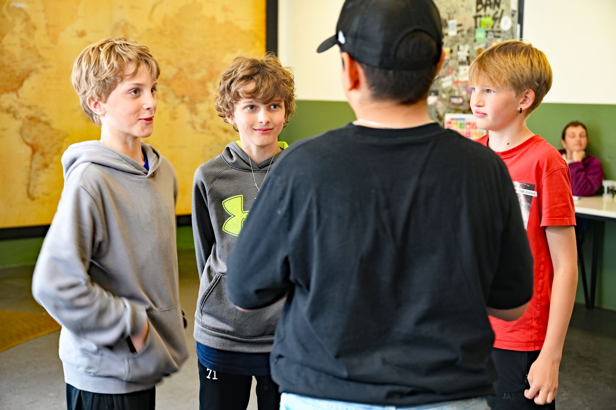 Für die Schüler der MS Lustenauerstraße stand der Spaß im Mittelpunkt ihres Besuchs bei der OJAD.
