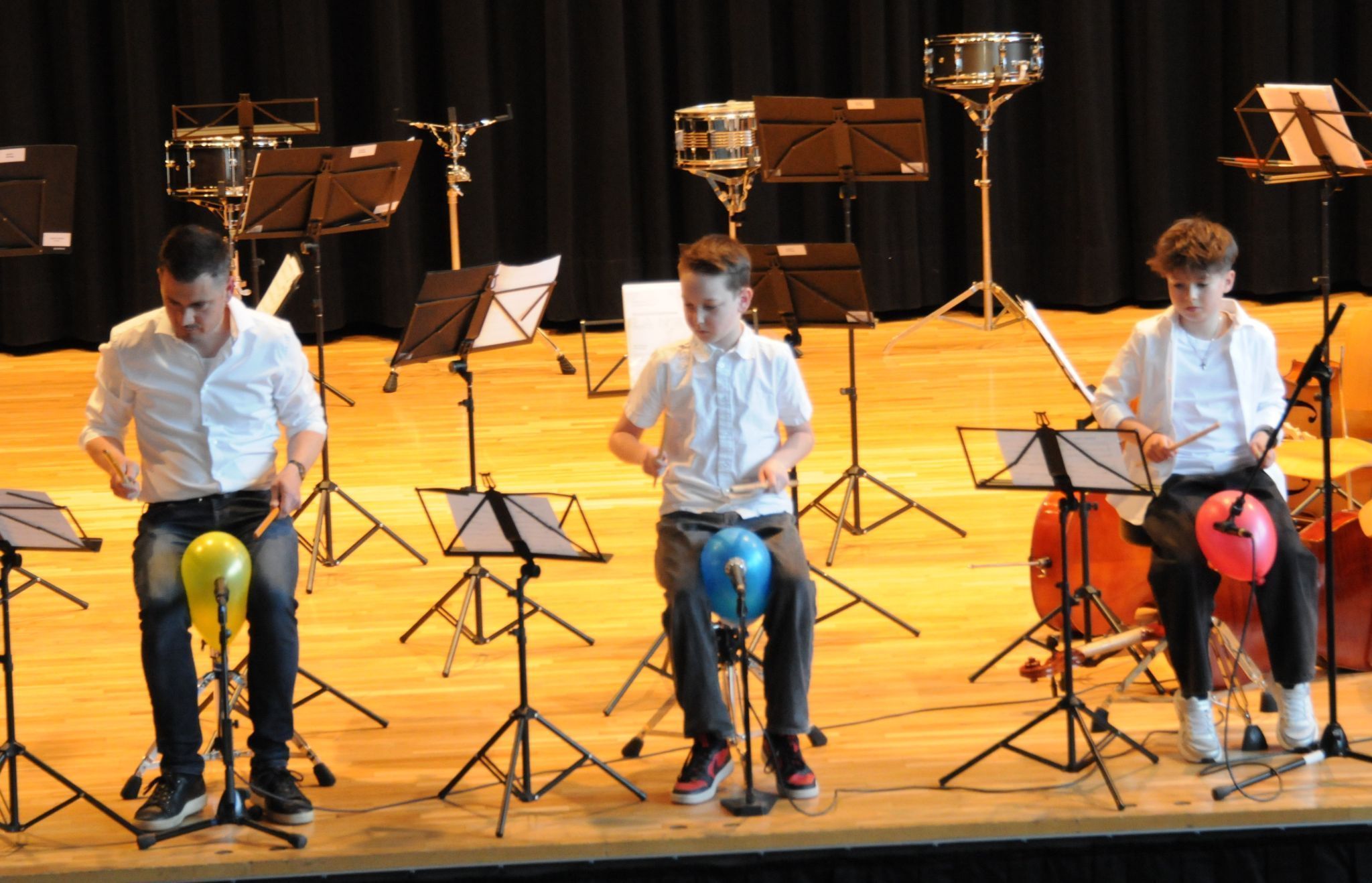 Große Bühne für die jungen Musiker. 