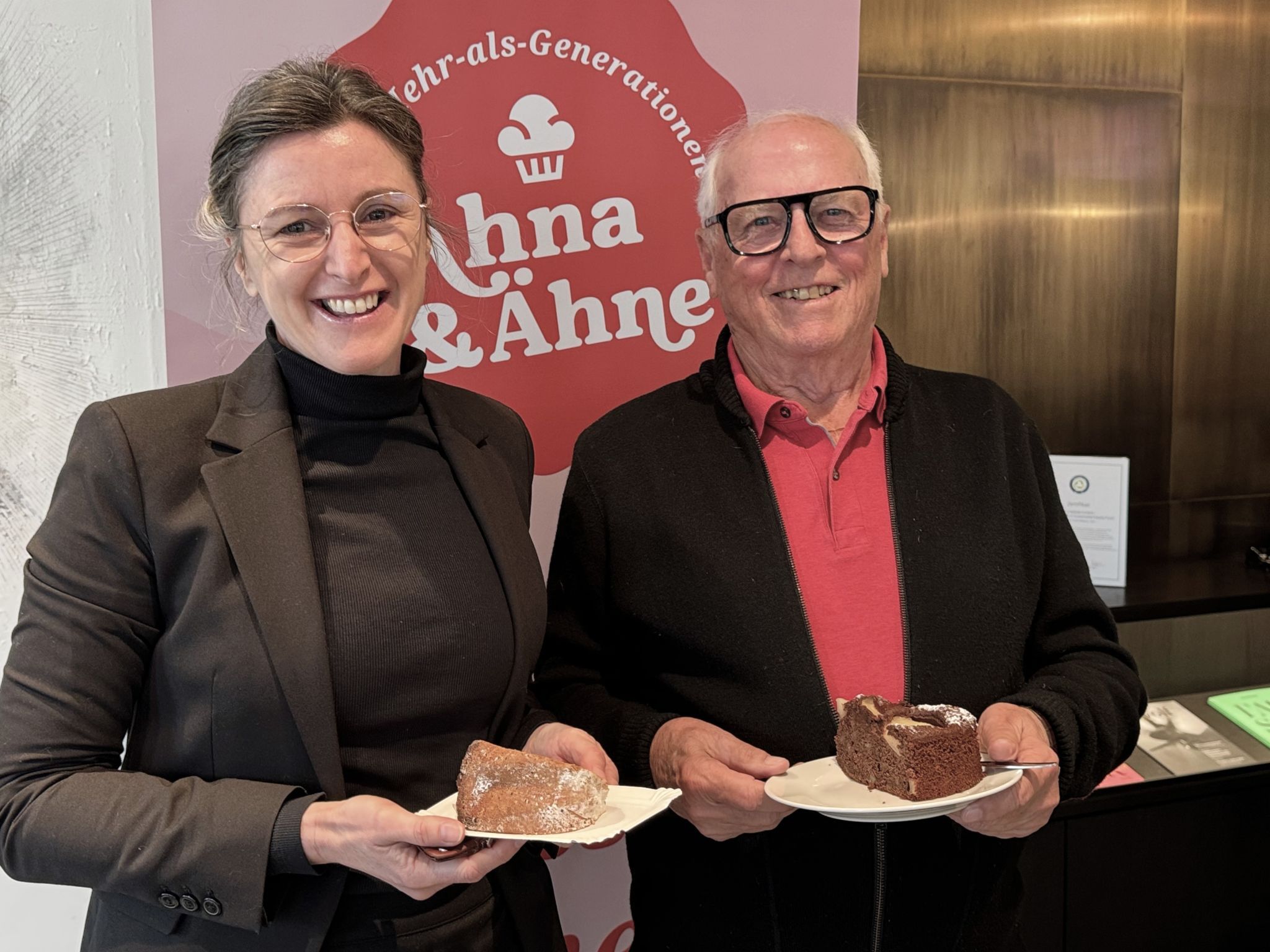 Im Gespräch: Simone Hutter und Günter Heingärtner.