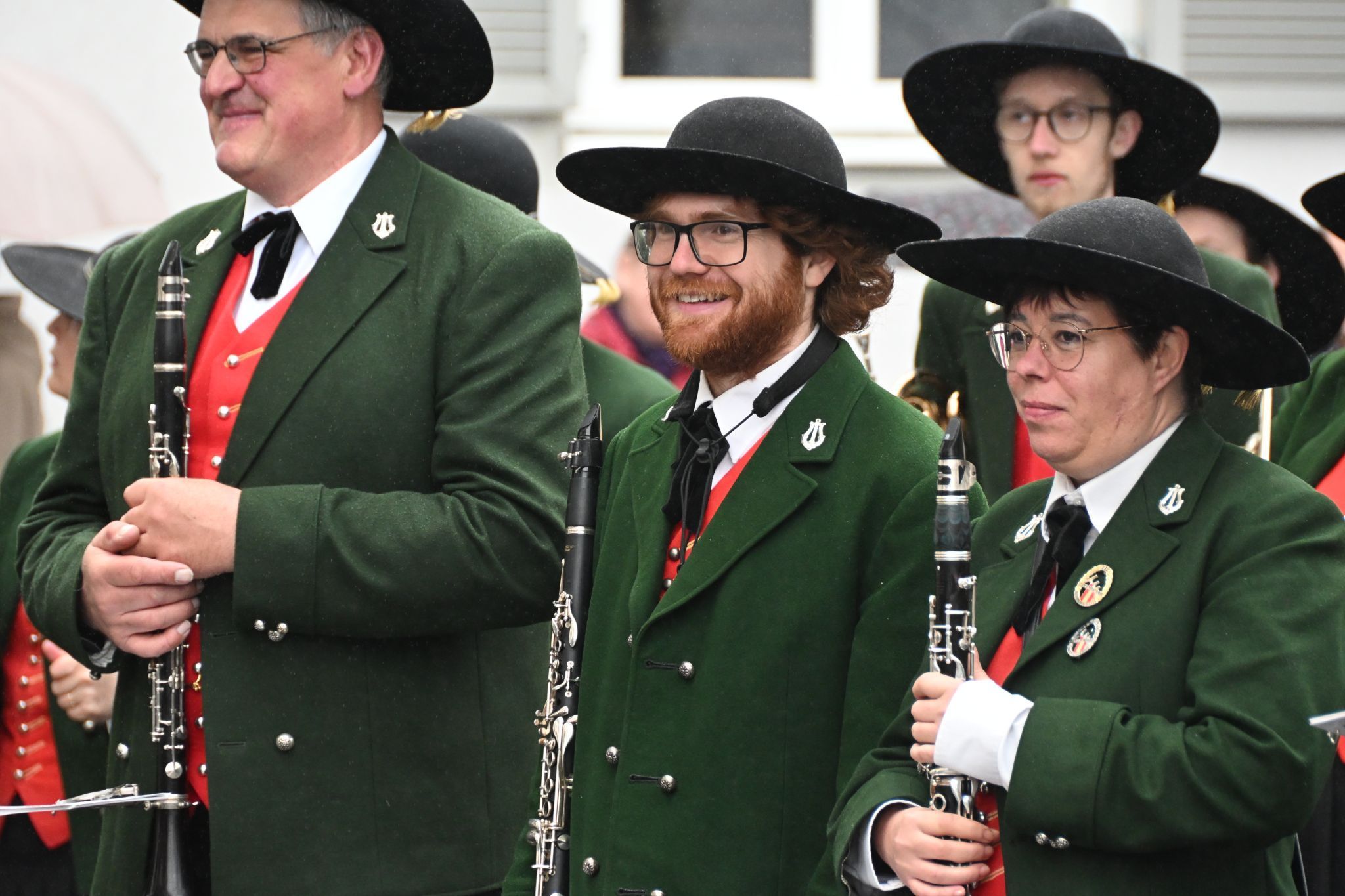 Bei Nieselregen tut ein Hut gut.