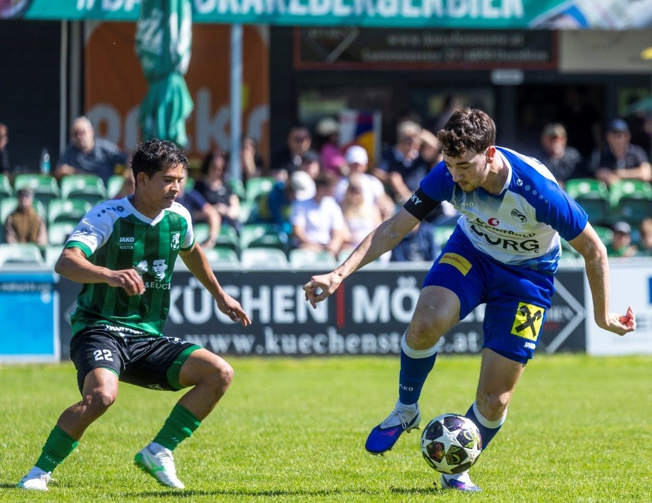 Idiano Lima Rosa dos Santos (l.) war Dreh- und Angelpunkt. VN-PAULITSCH