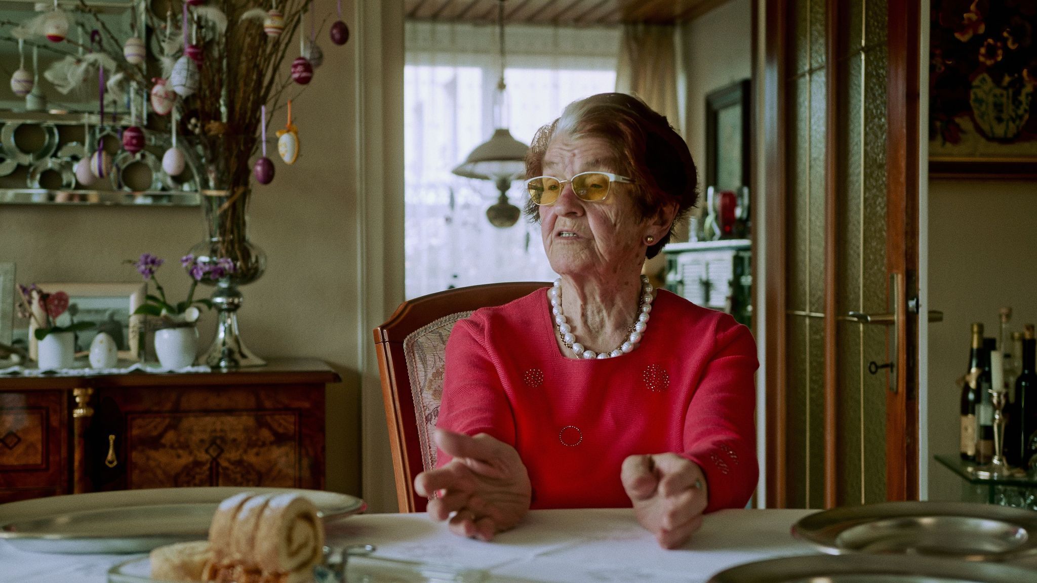 Zeitzeuginnen und Zeitzeugen (im Bild Anni Martin) berichten im Film aus erster Hand über Leben und Wirken von Fanny Amann.