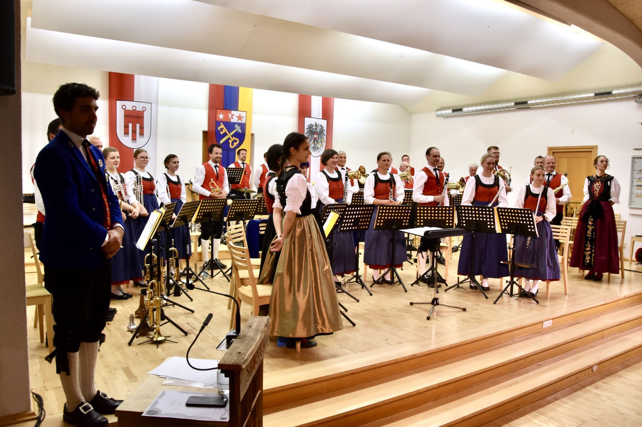 Frühjahrskonzert der Bürgermusik Silbertal unter der musikalischen Leitung von Kapellmeister Simon Ganahl