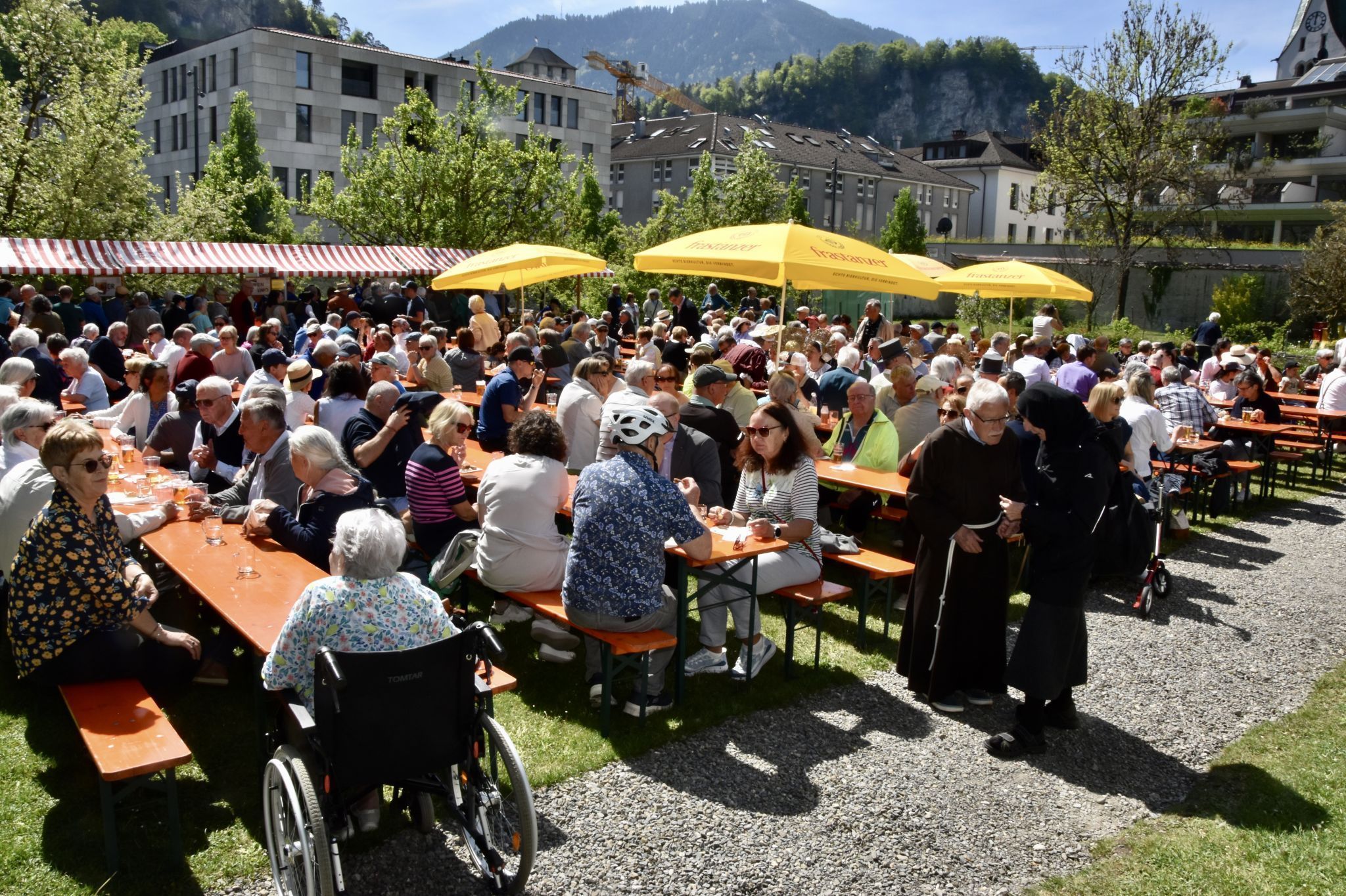 Das Wetter spielte beim Fidelisfest mit, ganz wie erhofft.