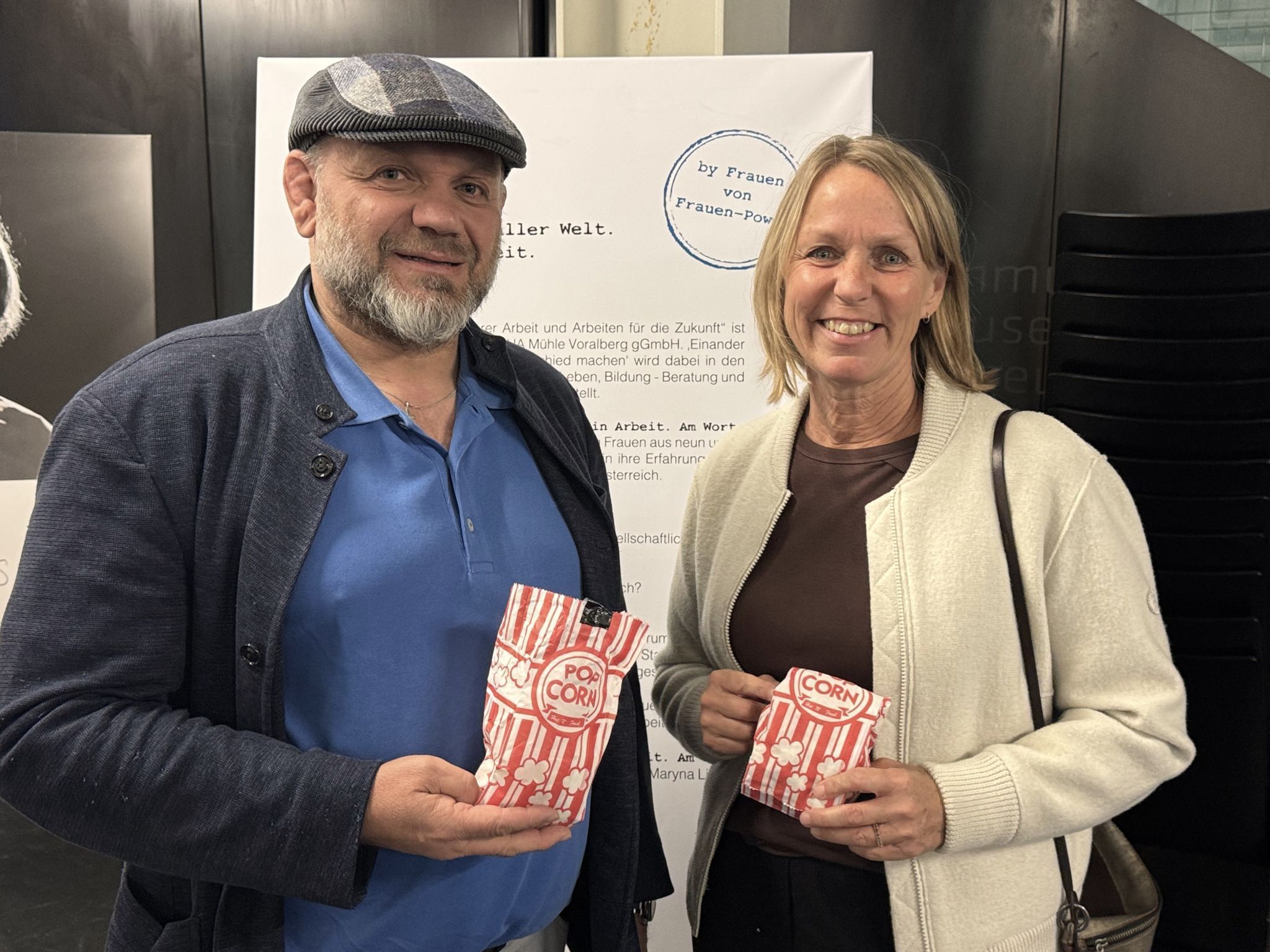 Kaufmännische Leiter Patrick Fuchs (Aqua-Mühle) und GF Ulli Schmid-Santer (arbeit plus).