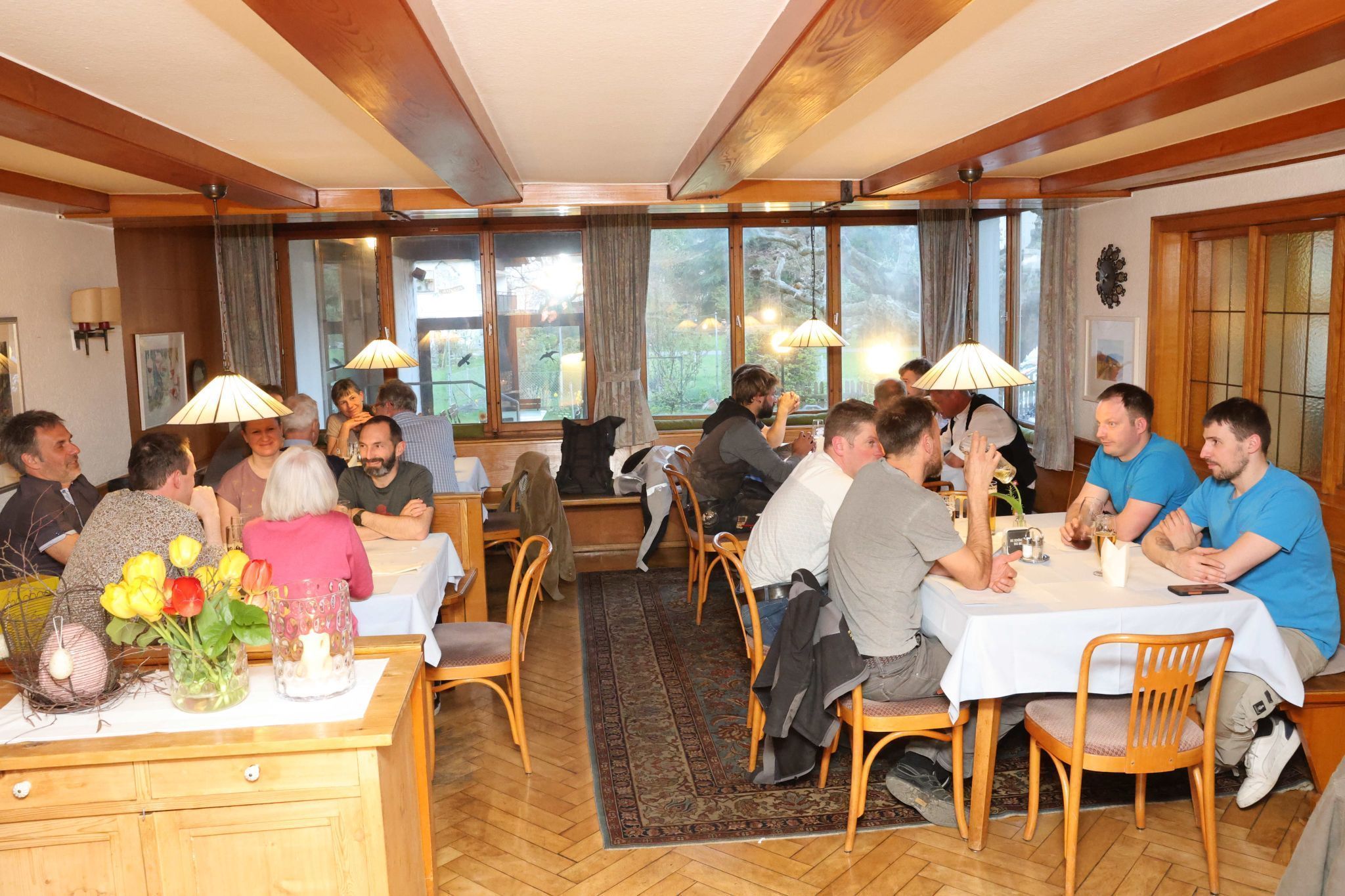 Beste Stimmung bei und nach der Dachgleichenfeier. (Bildergalerie)