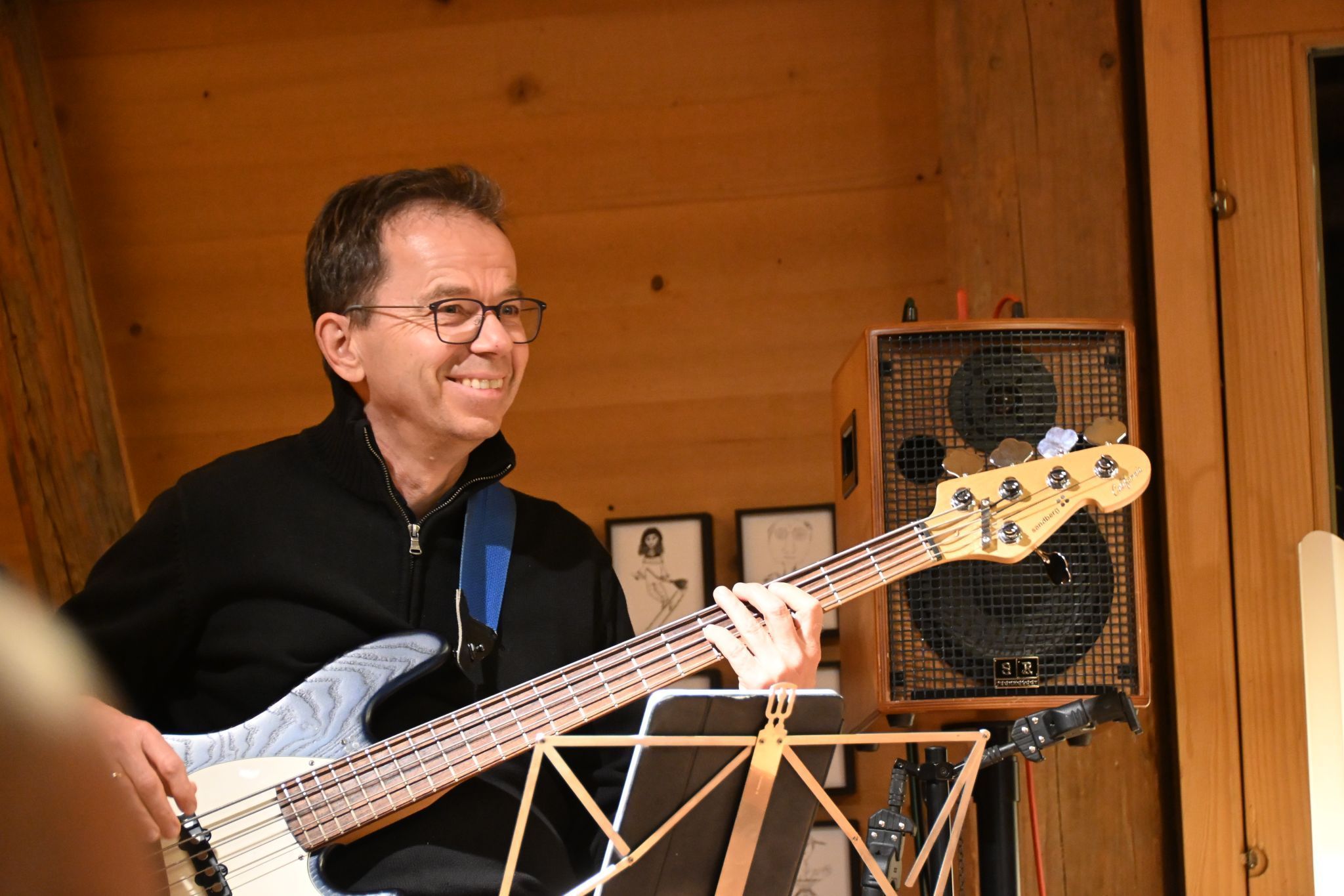 Thomas Hupp am E-Bass