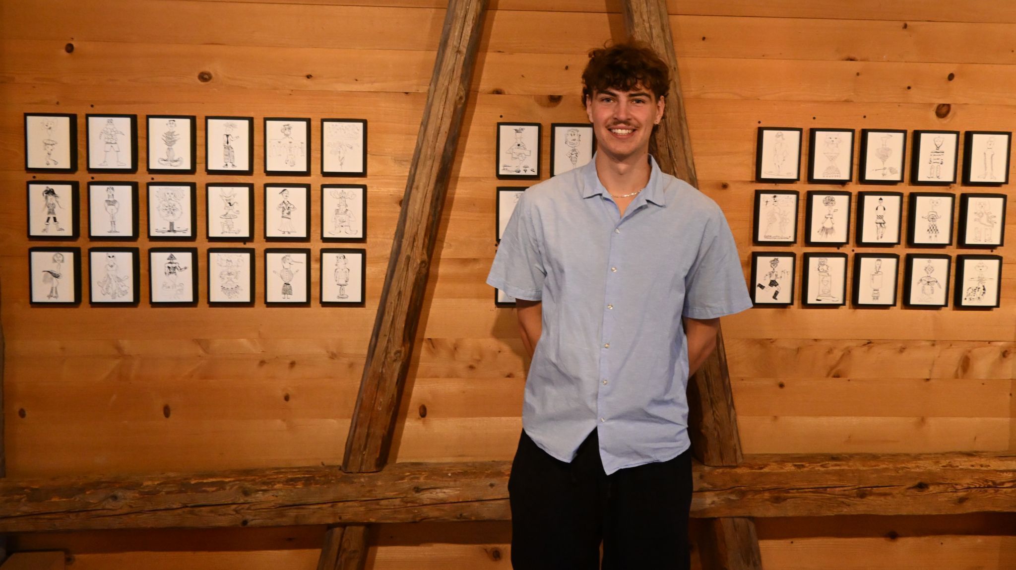 David Rader freut sich über den Erfolg seiner Ausstellung
