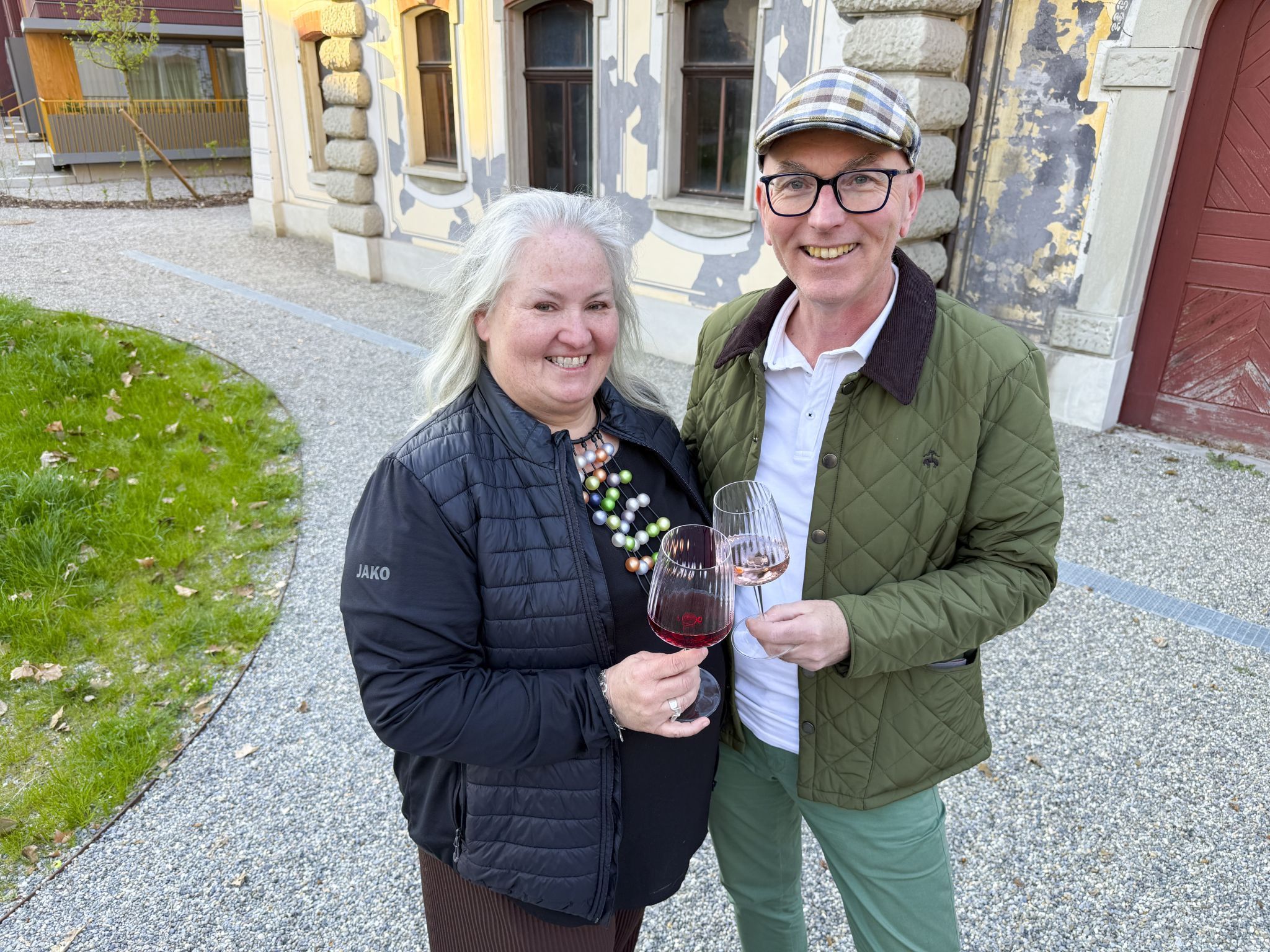 Andrea Blatter und Stefan Oberhuber schauten vorbei