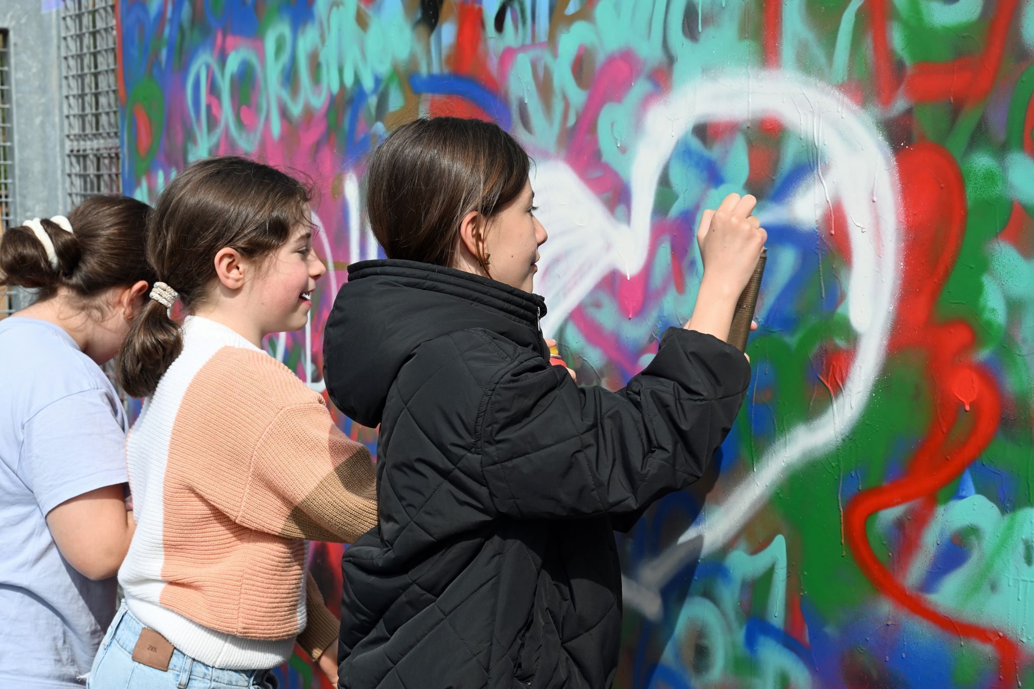 Die OJAD bietet regelmäßig Graffiti-Workshops und -Aktionen an.