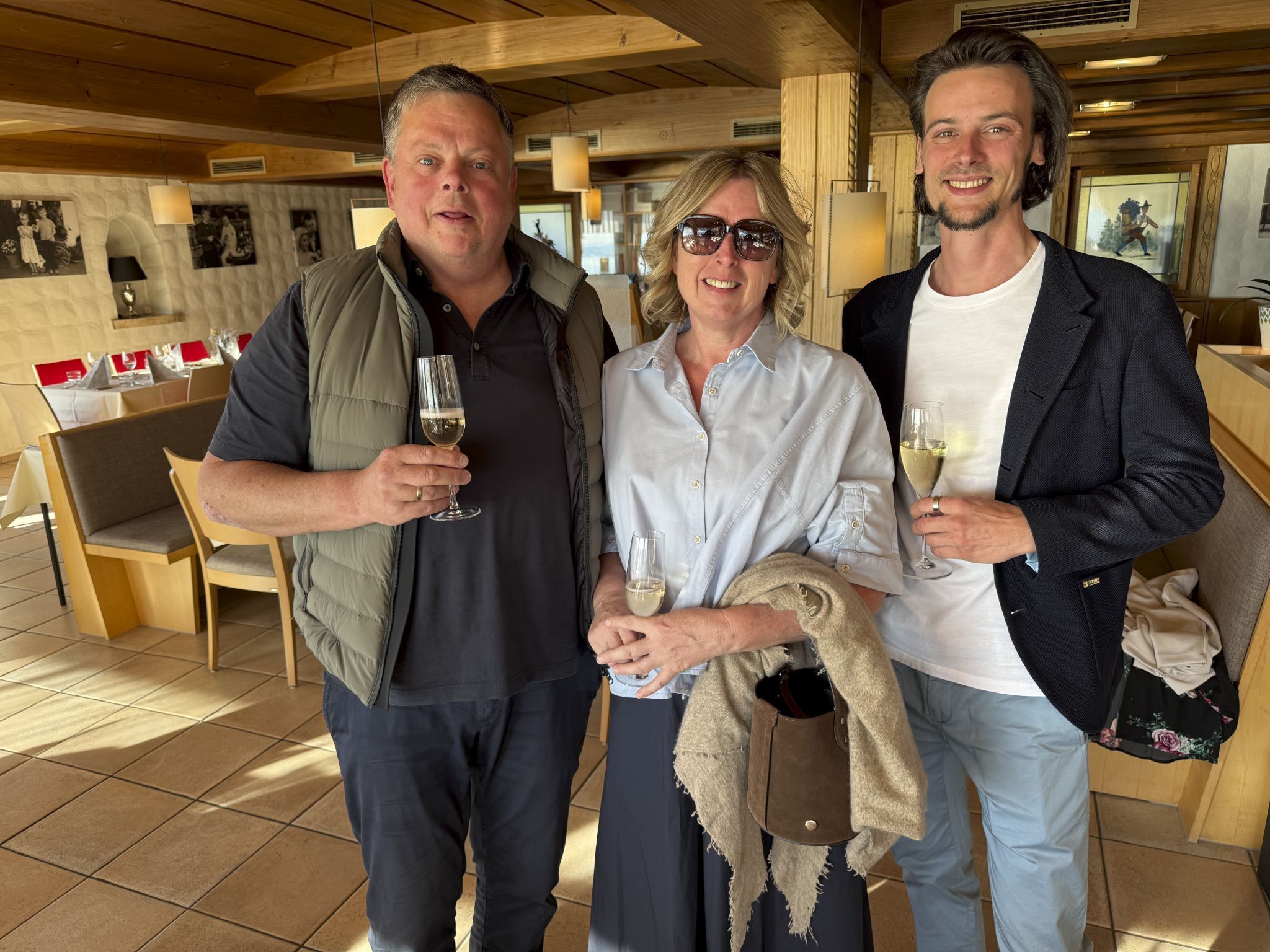 Mit dabei/ Klaus und Hanni Hörburger mit Andreas Zwing