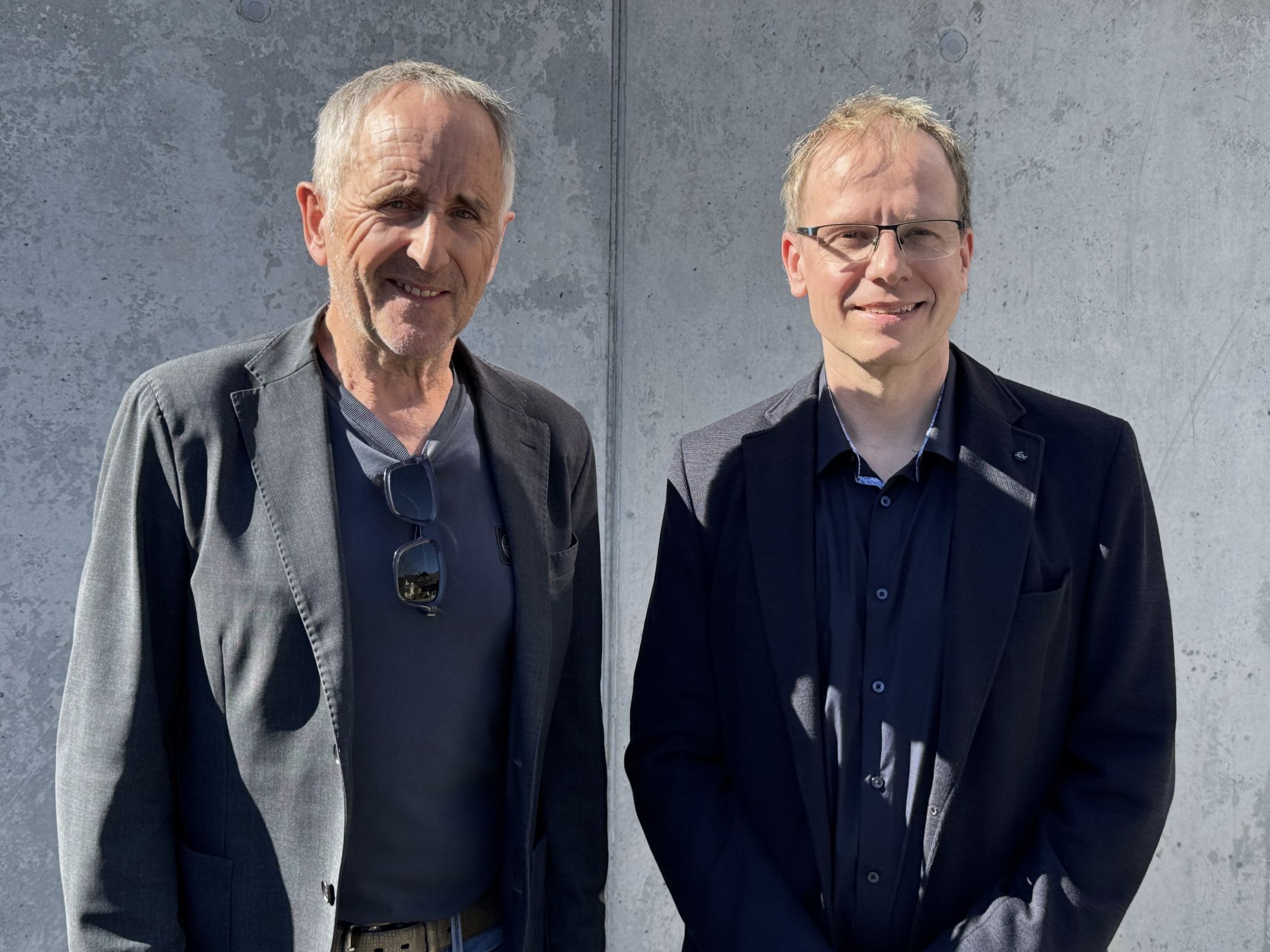 •	Burkhard Simma, ehem. Primar für die Kinder- und Jugendheilkunde des LKH Feldkirch mit seinem Nachfolger Gérard Cortina.