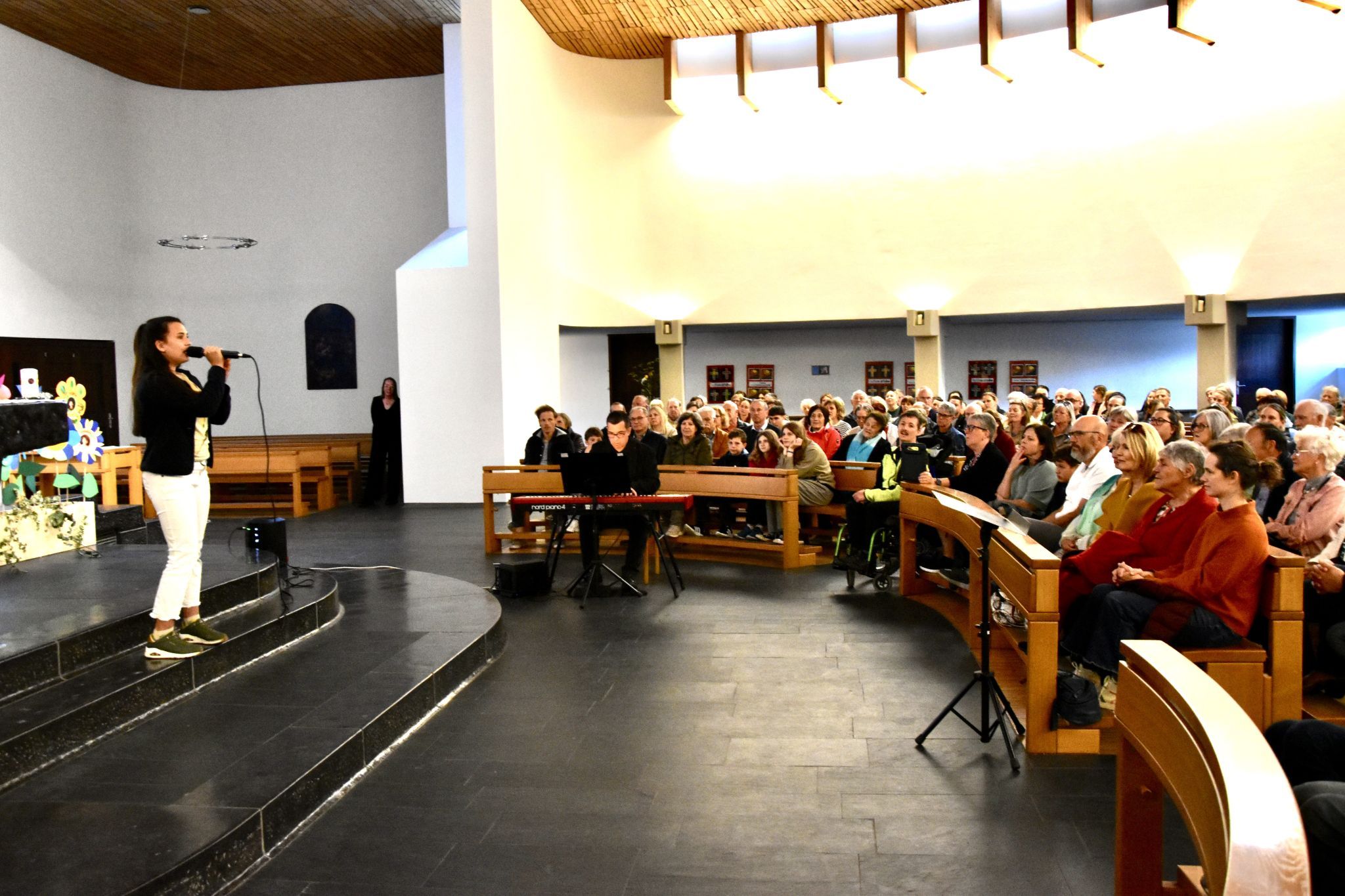Großer Soloauftritt einer Schülerin der Musikschule Brandnertal