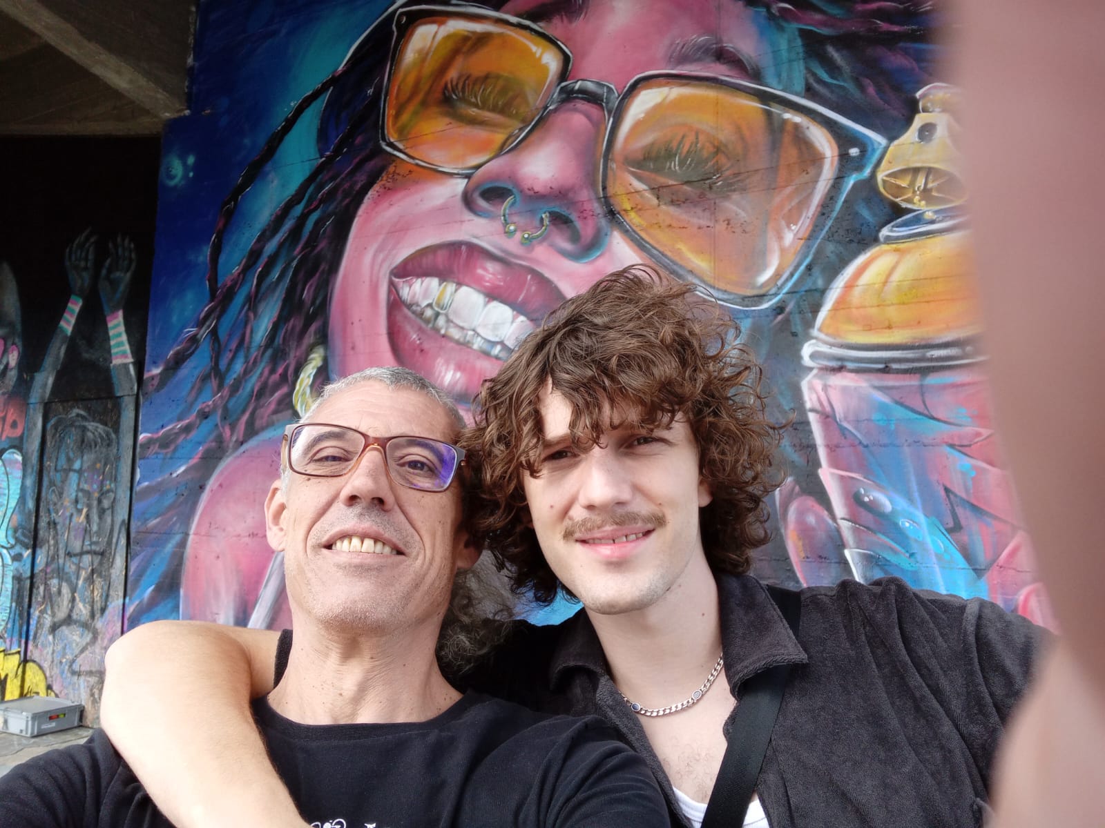 Ralph mit seinem Sohn Pascal 2024 bei seinem letzten Besuch in Berlin.