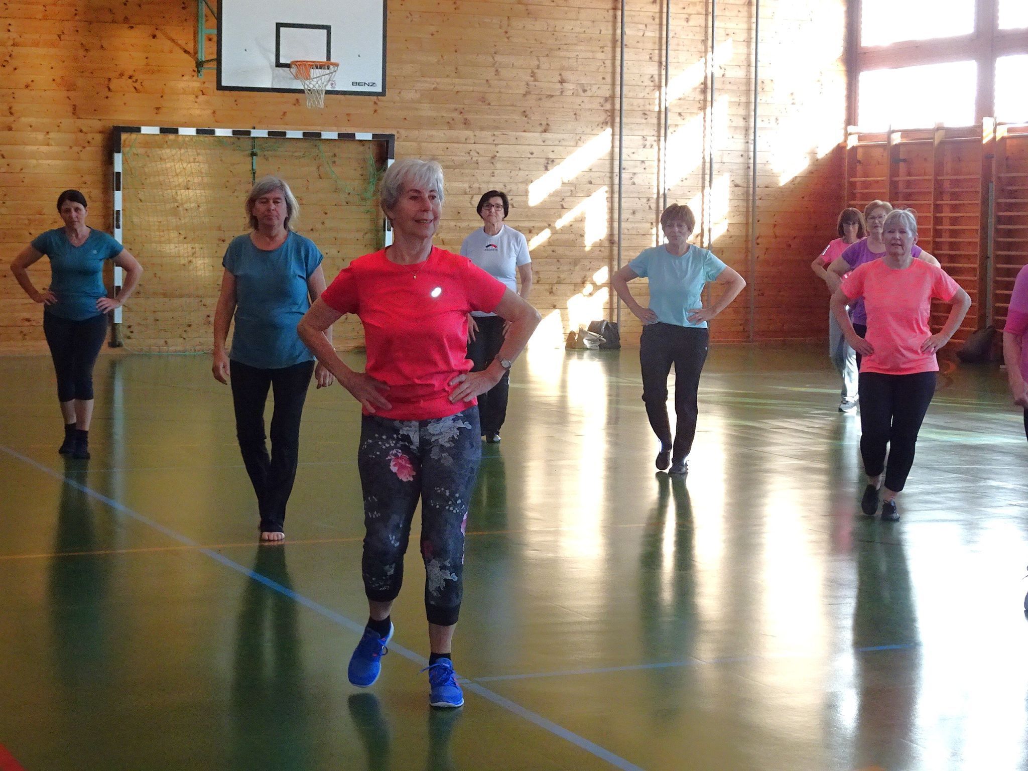 Hedi Mangeng steht seit 34 Jahren an der Spitze der Gymnastikgruppe.