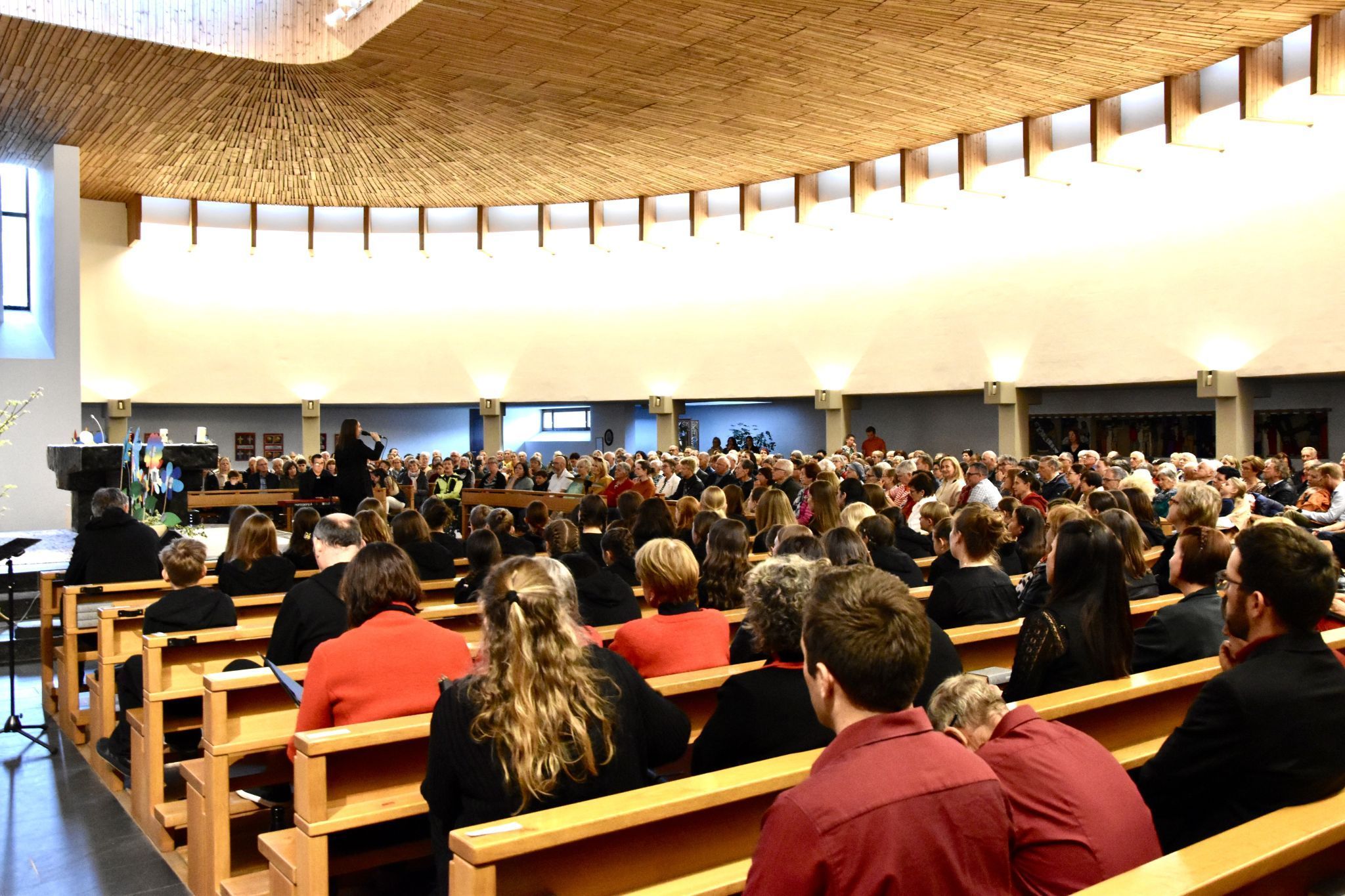 Die Friedenskirche war beim Konzert gut besucht.