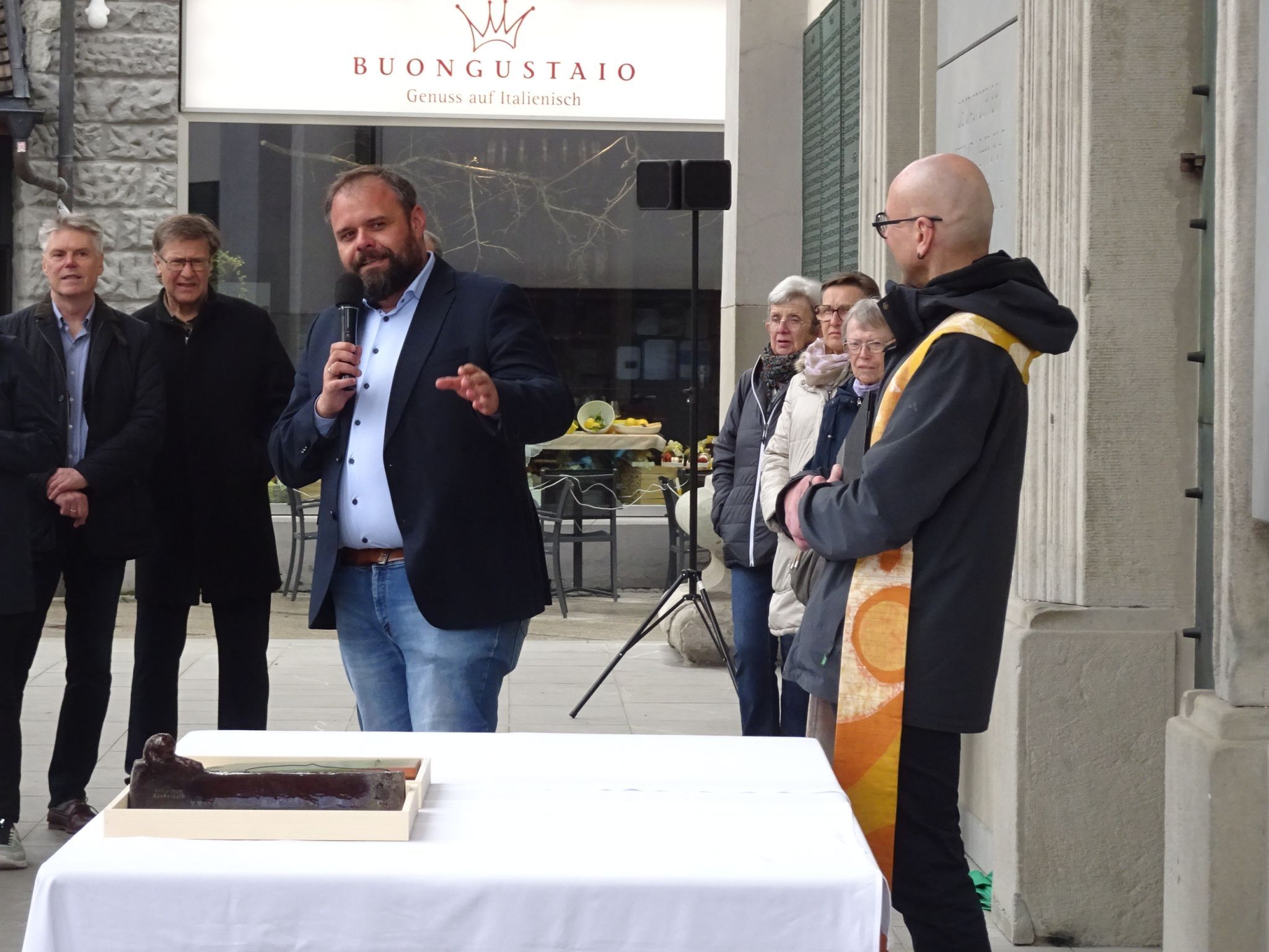 Bürgermeister Markus Fäßler betonte die Bedeutung des Turms als Orientierungspunkt für Dornbirn.