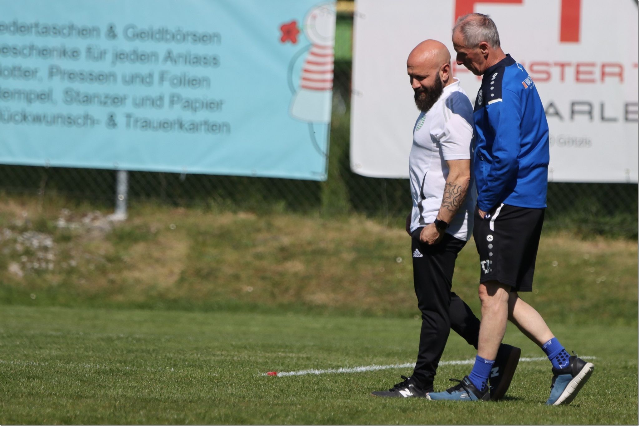 Trainer unter sich: Cavkic und Primavera. 