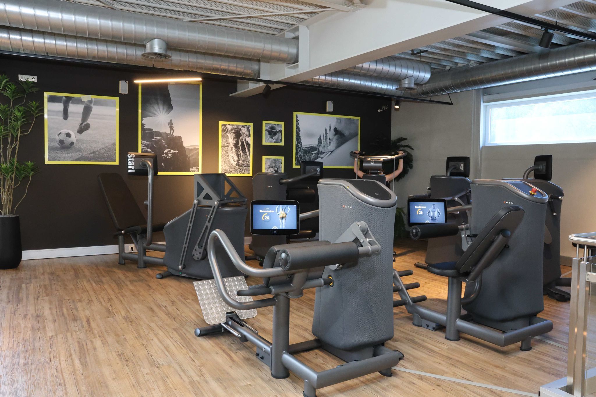 Weitere Trainingsstraße.