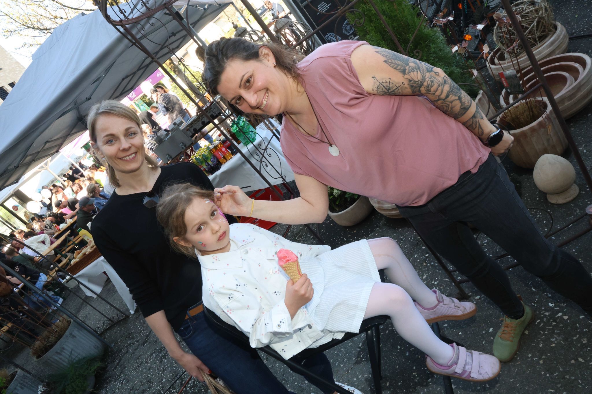 Sabrina, Magdalena und Sabine.