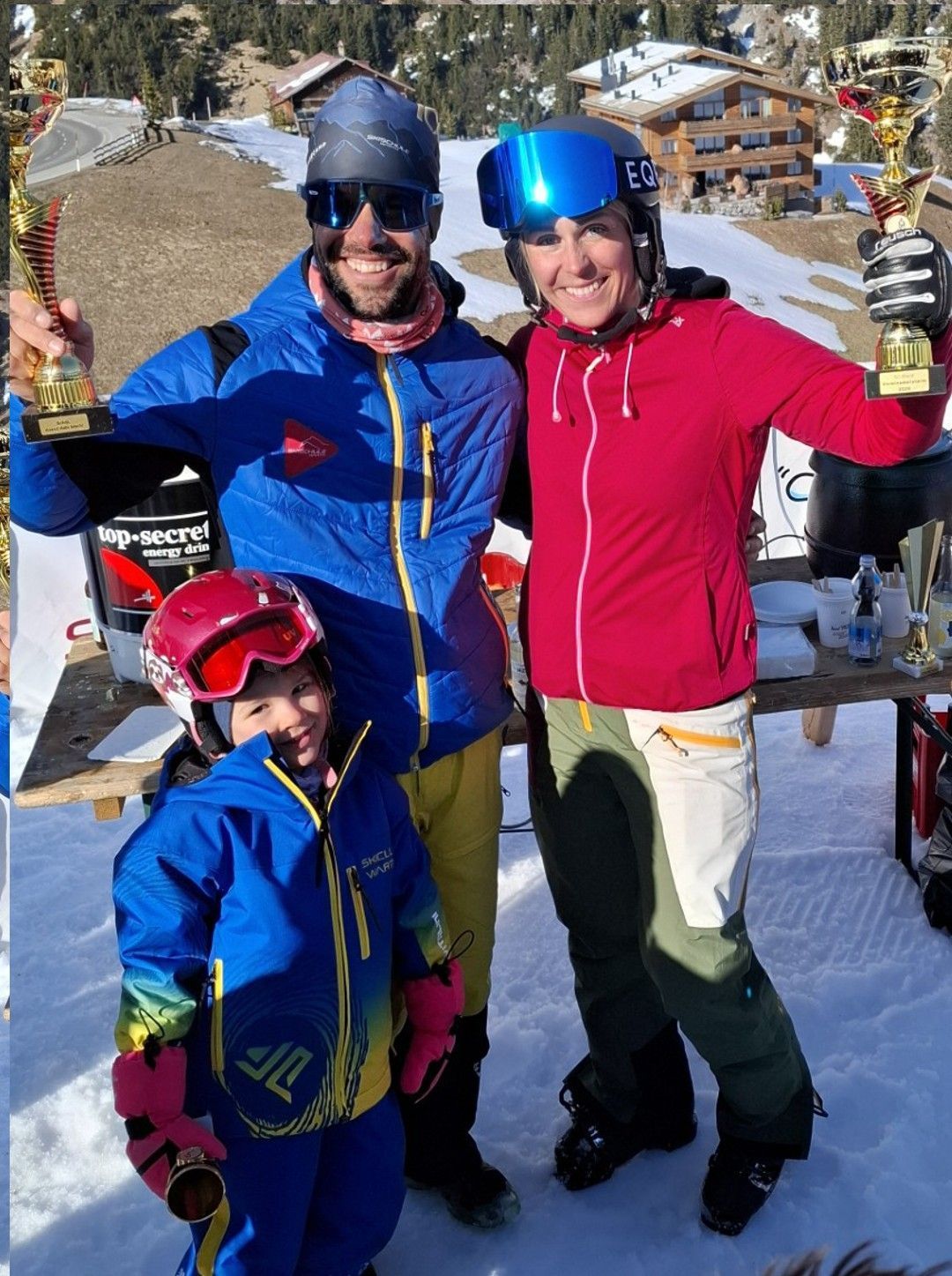 Die neuen Vereinsmeister des SC Warth: Silvia Weißenbach-Brenner und Christian Fritz.     