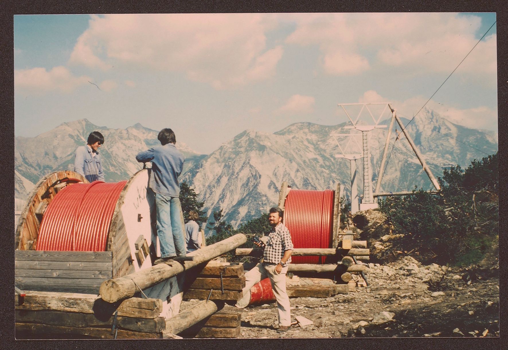  Bauarbeiten im Herbst 1975 (Foto: Roland Burtscher)