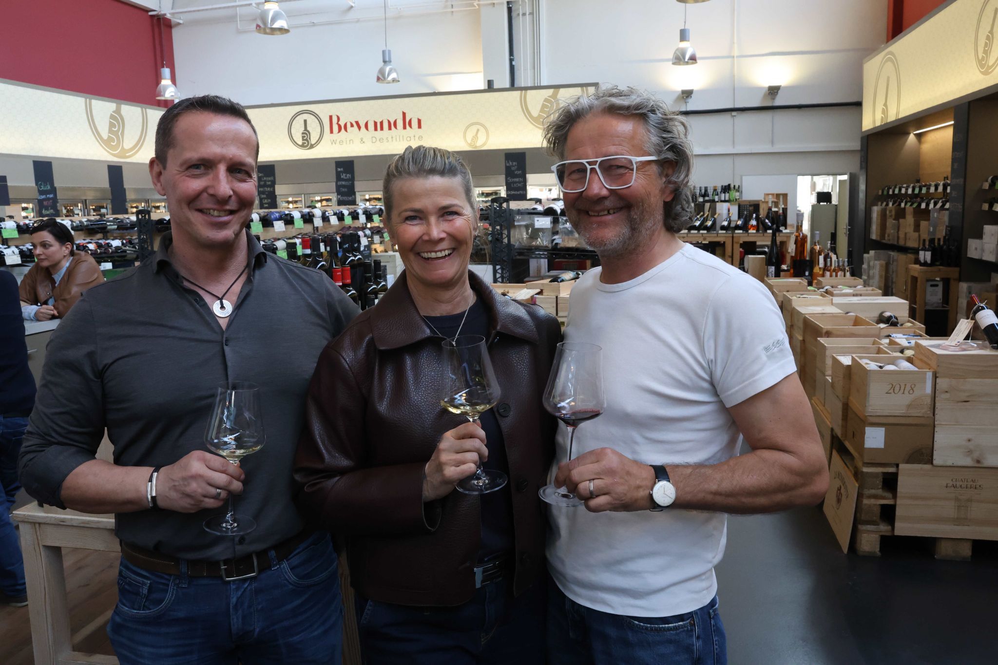 Markus Mähr, Sabine und Malermeister Harald Egger.