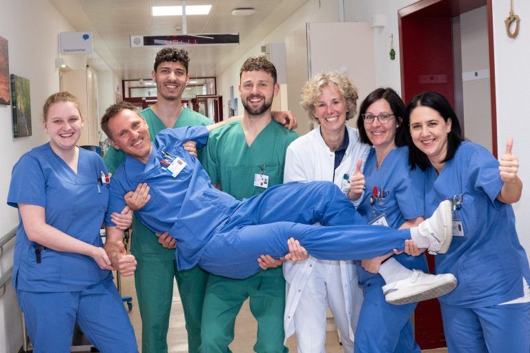 Vom Gärtner zum Pfleger: Herwig Breuß hat im Krankenhaus einen Wohlfühlort