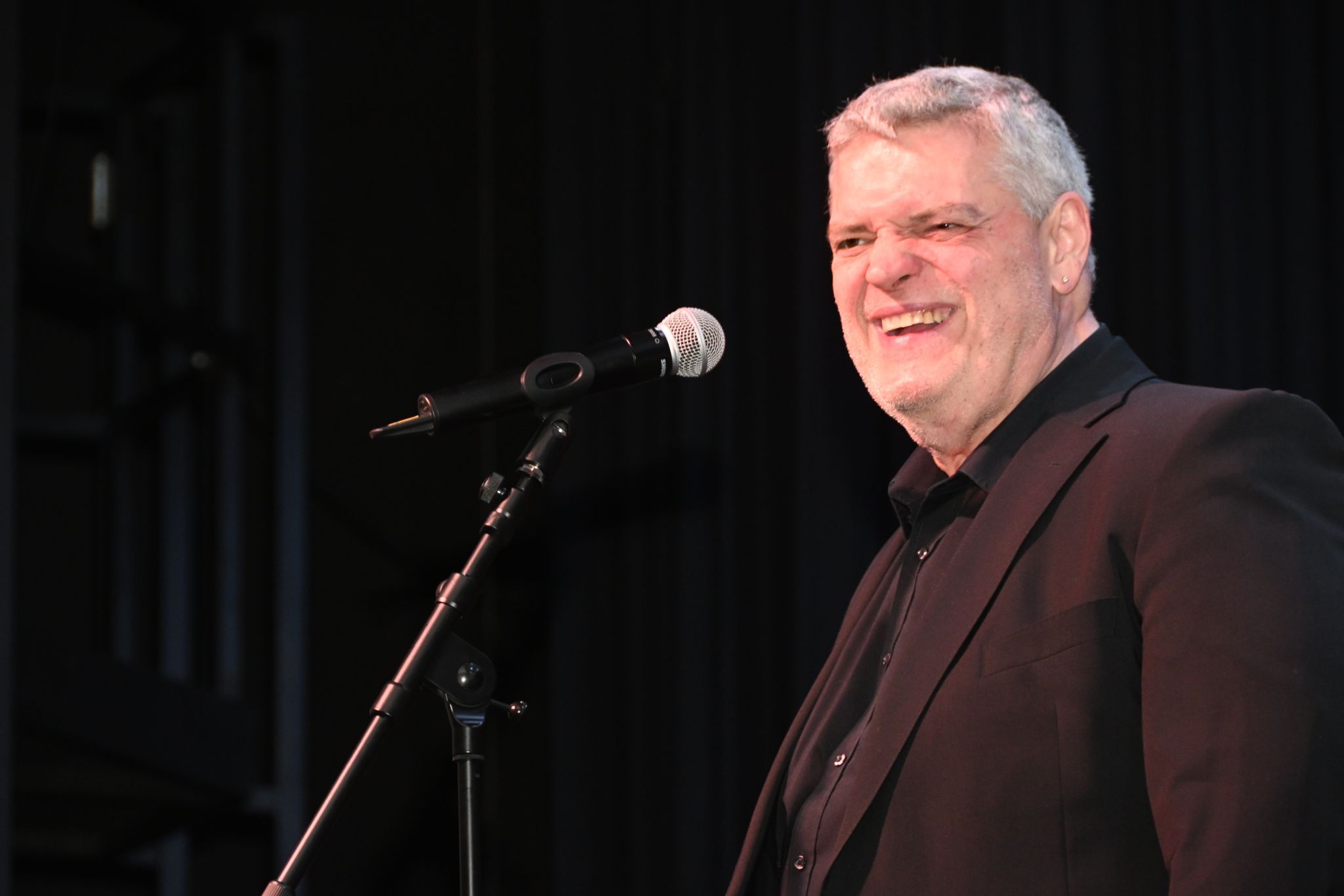 Georg Nussbaumer, freudestrahlender Sänger und Entertainer