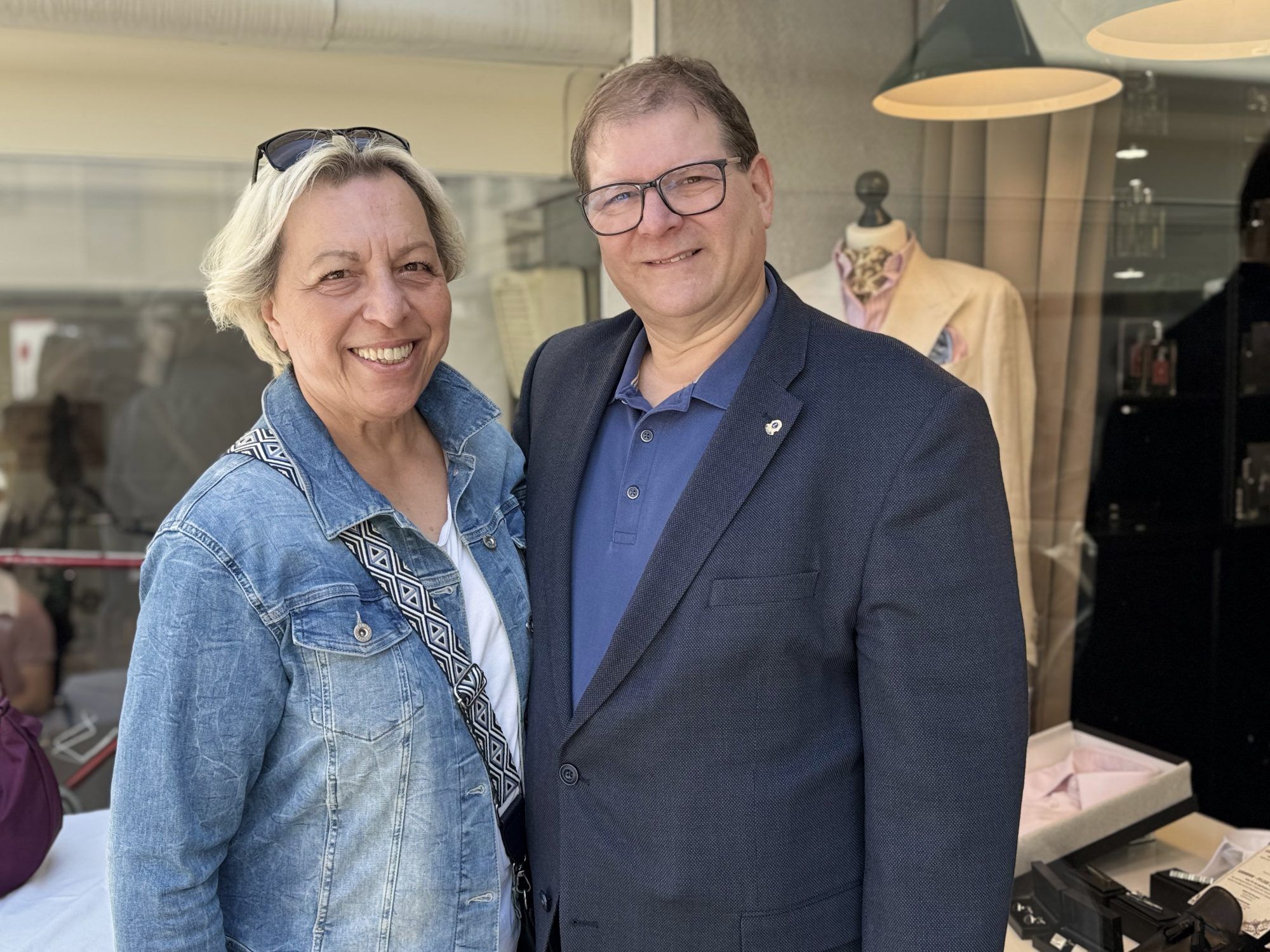 Unter den Gästen: Esther und Arno Gächter (Uniqa).