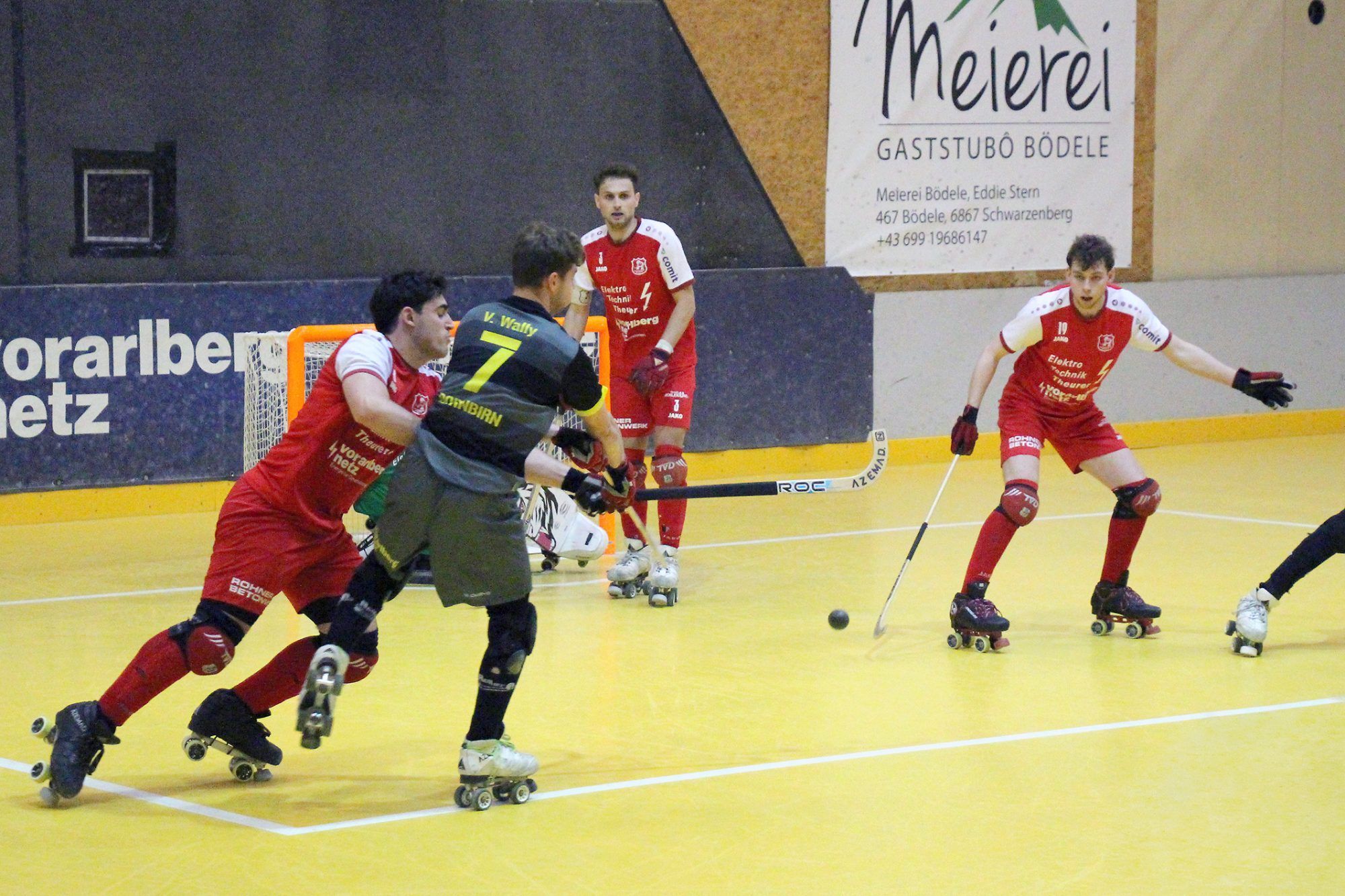 Der RHC Dornbirn lieferte sich mit Wolfurt ein intensives und hochklassiges Derby.