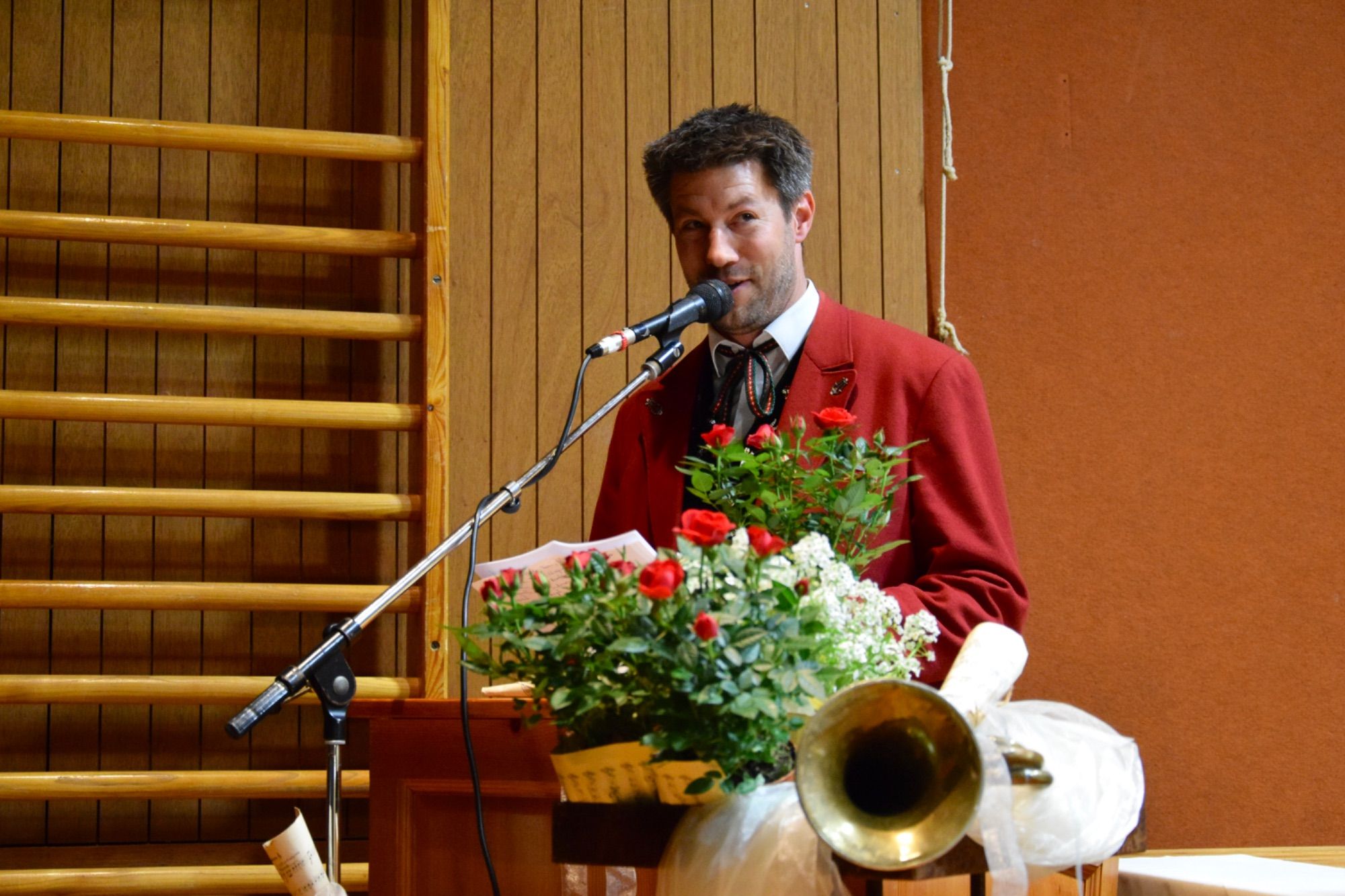 Der Obmann des Musikverein Braz, Patrick Bertsch.