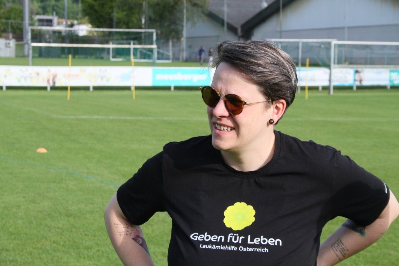 Lisa Marie Berkmann von Geben für Leben ist mit an Bord.