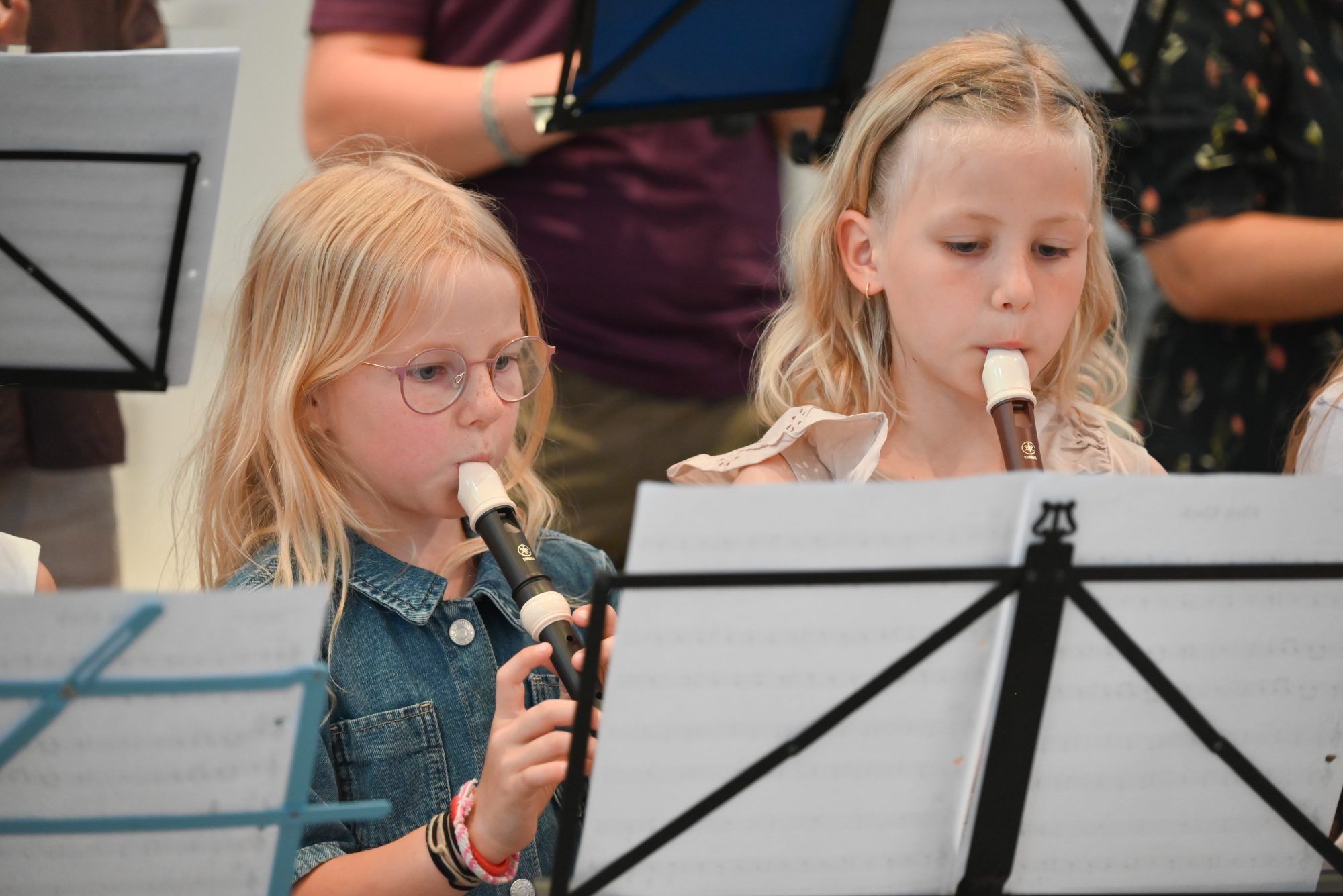 Flötenschüler der Rheintalischen Musikschule hielten in der Kirche St. Peter und Paul ein Konzert ab.