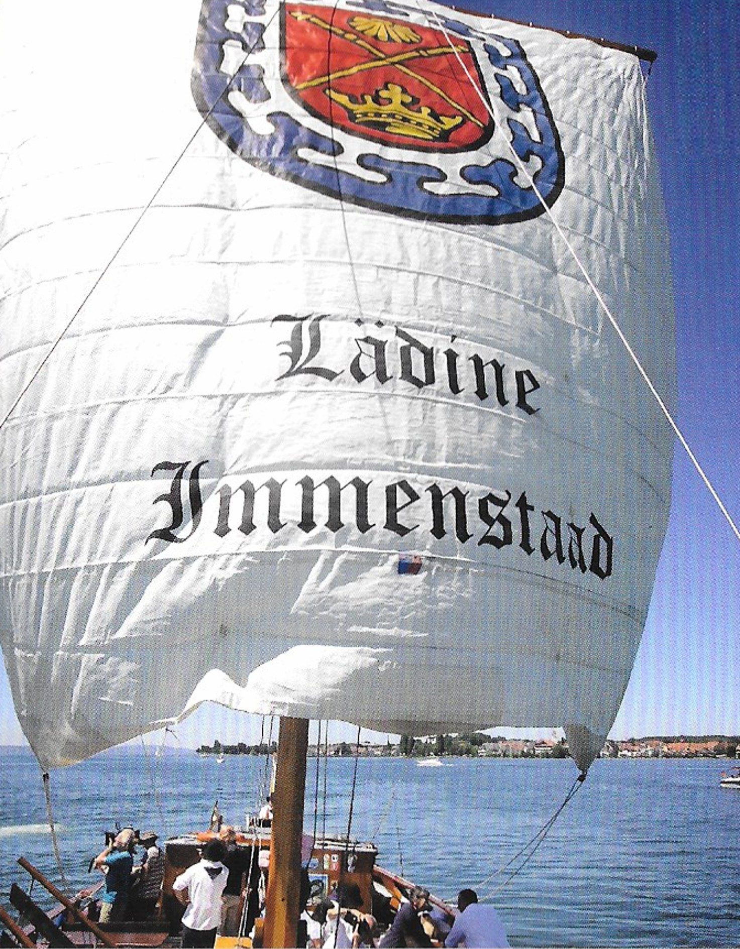 . . . und dann ging’s so wie vor Hunderten von Jahren mit Windkraft dahin.
