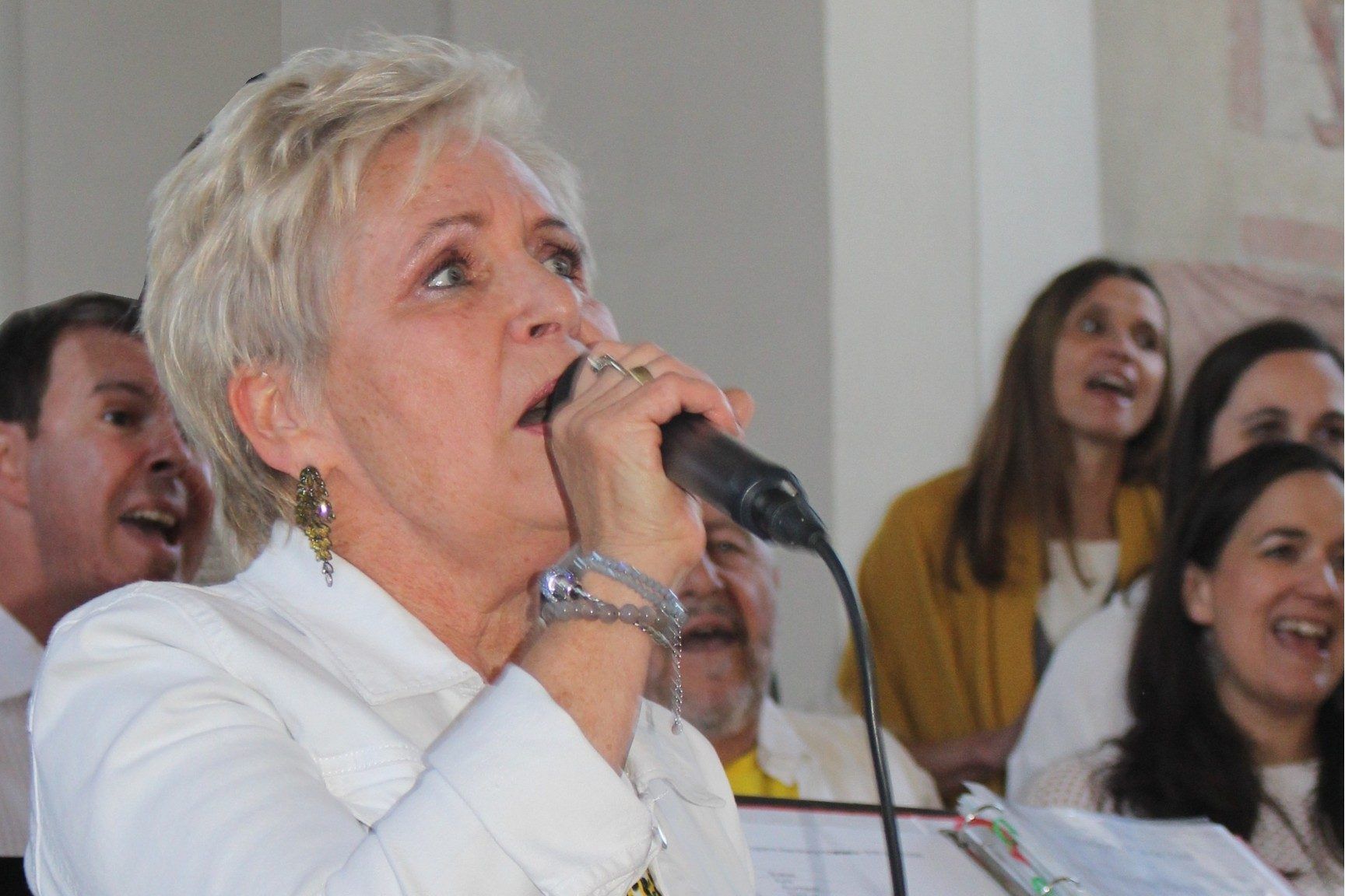 Lisa Rauch hatte in Shakles einen Soloauftritt . . .