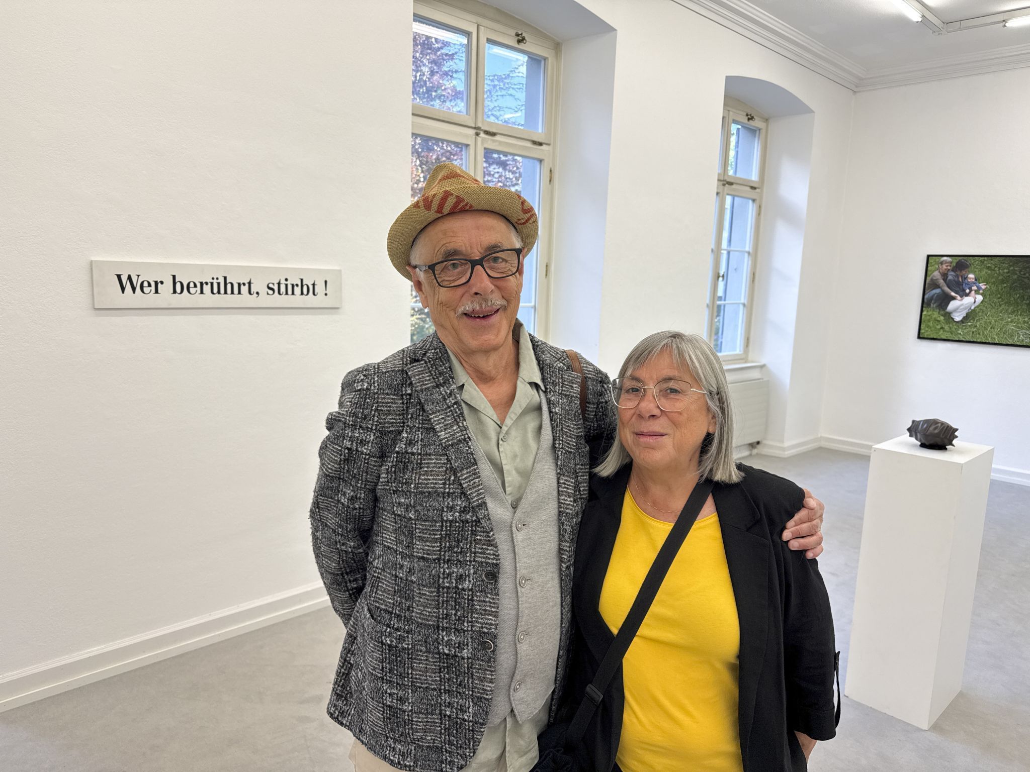 Karin und Günther Zechberger sahen sich die Werke an