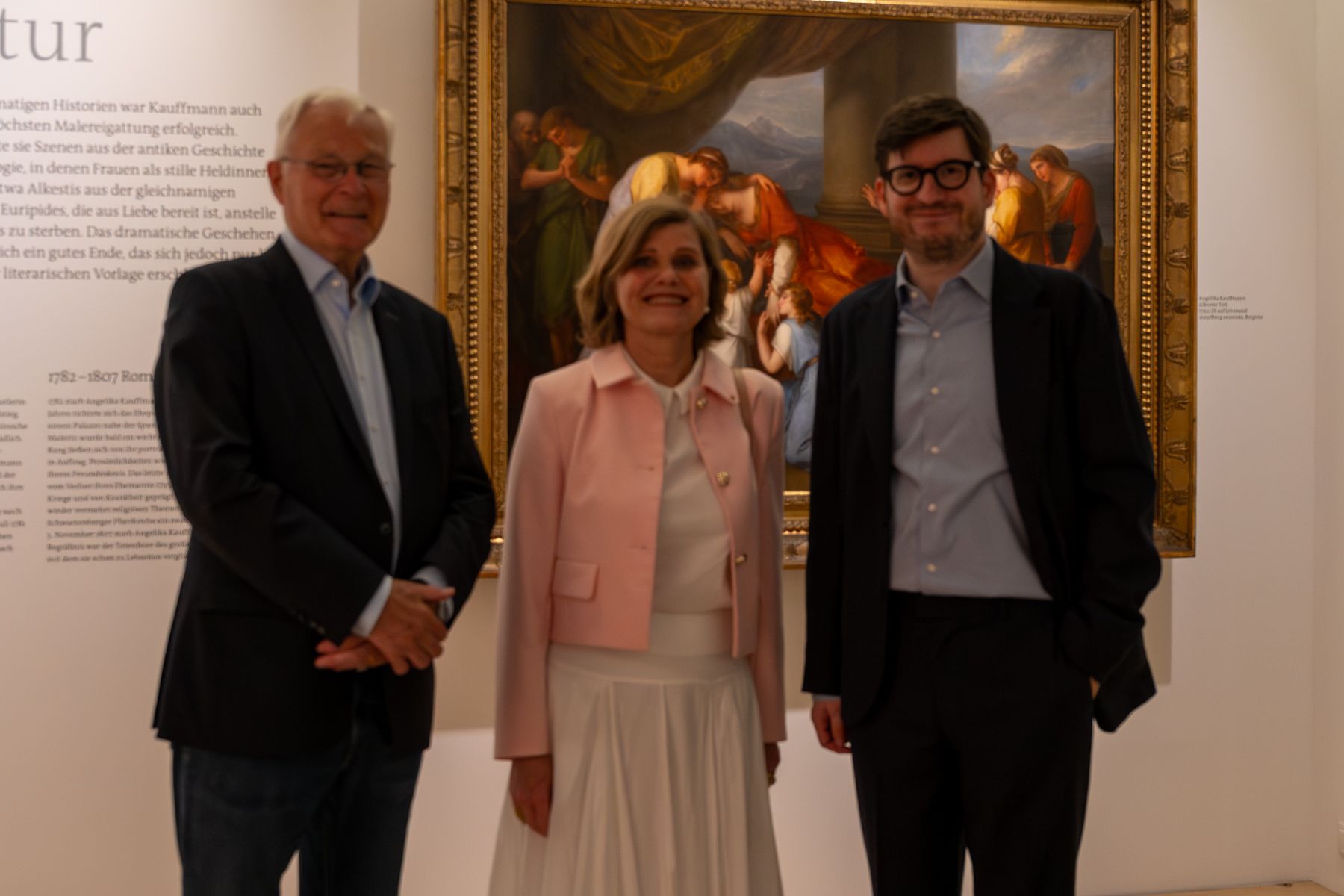 Altobmann Gerd Amman, Landesrätin Barbara Schöbi-Fink, Kurator Thomas Hirtenfelder