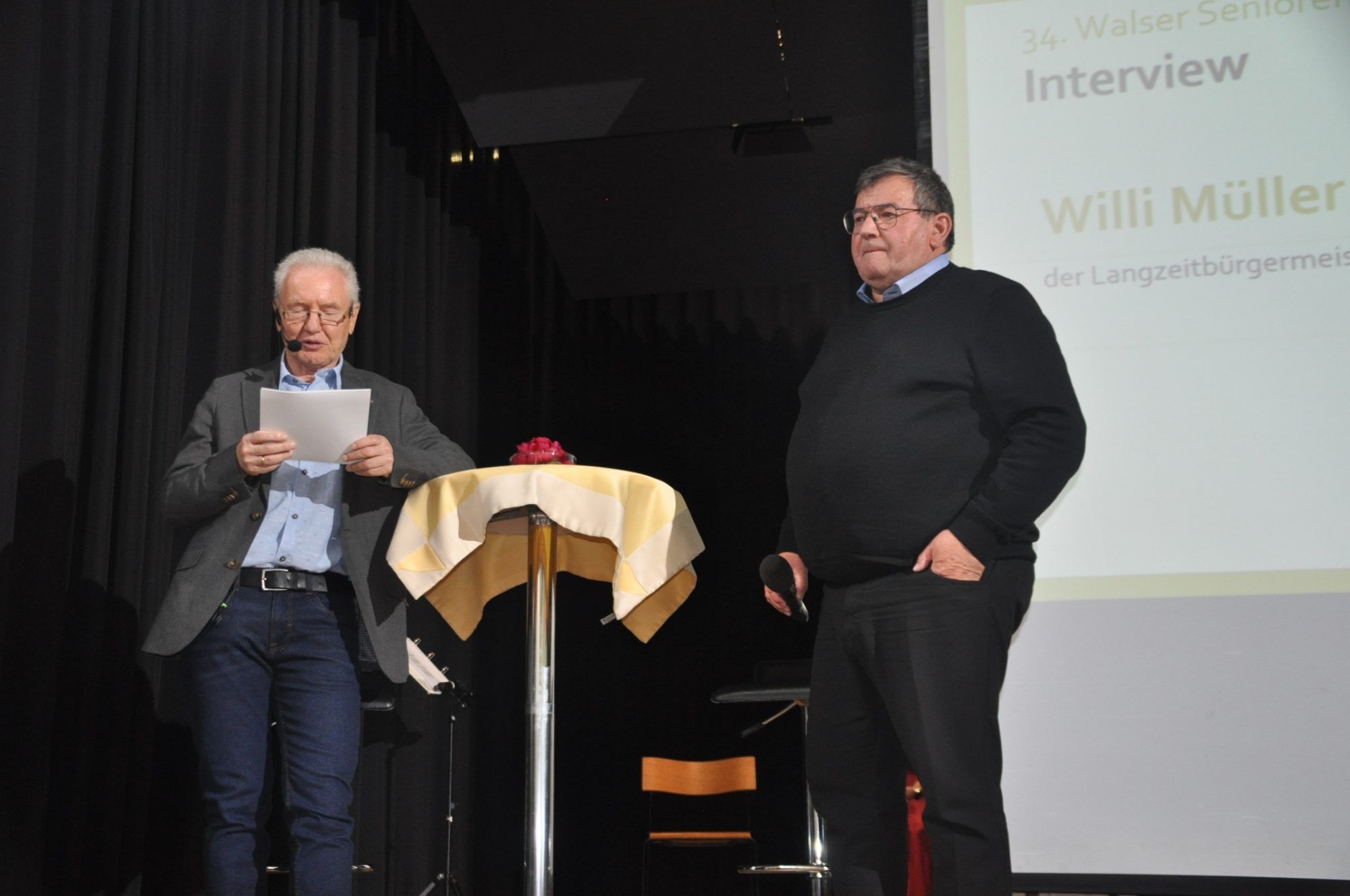 1.	Otmar Müller und BM Willi Müller